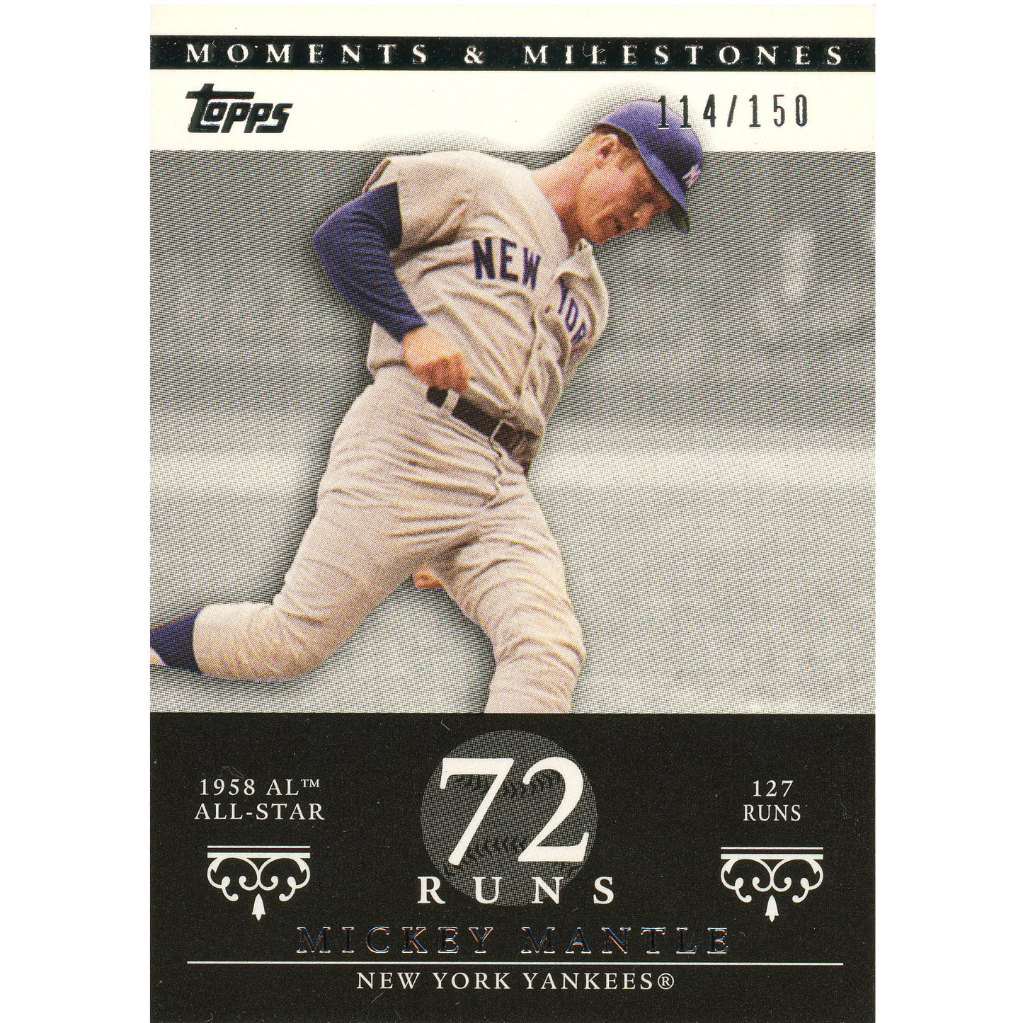 2007 Topps Moments & Milestones Mickey Mantle