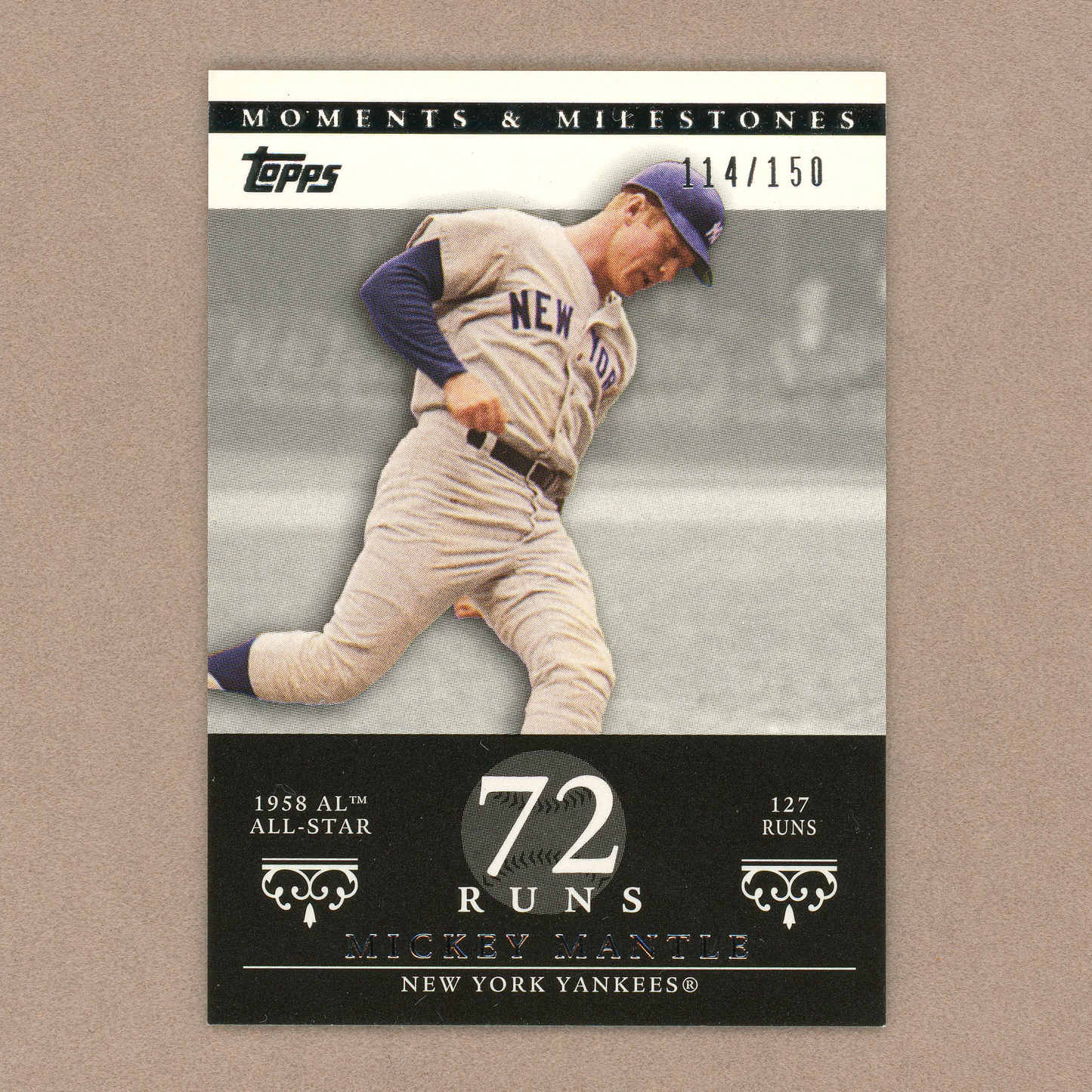 2007 Topps Moments & Milestones Mickey Mantle