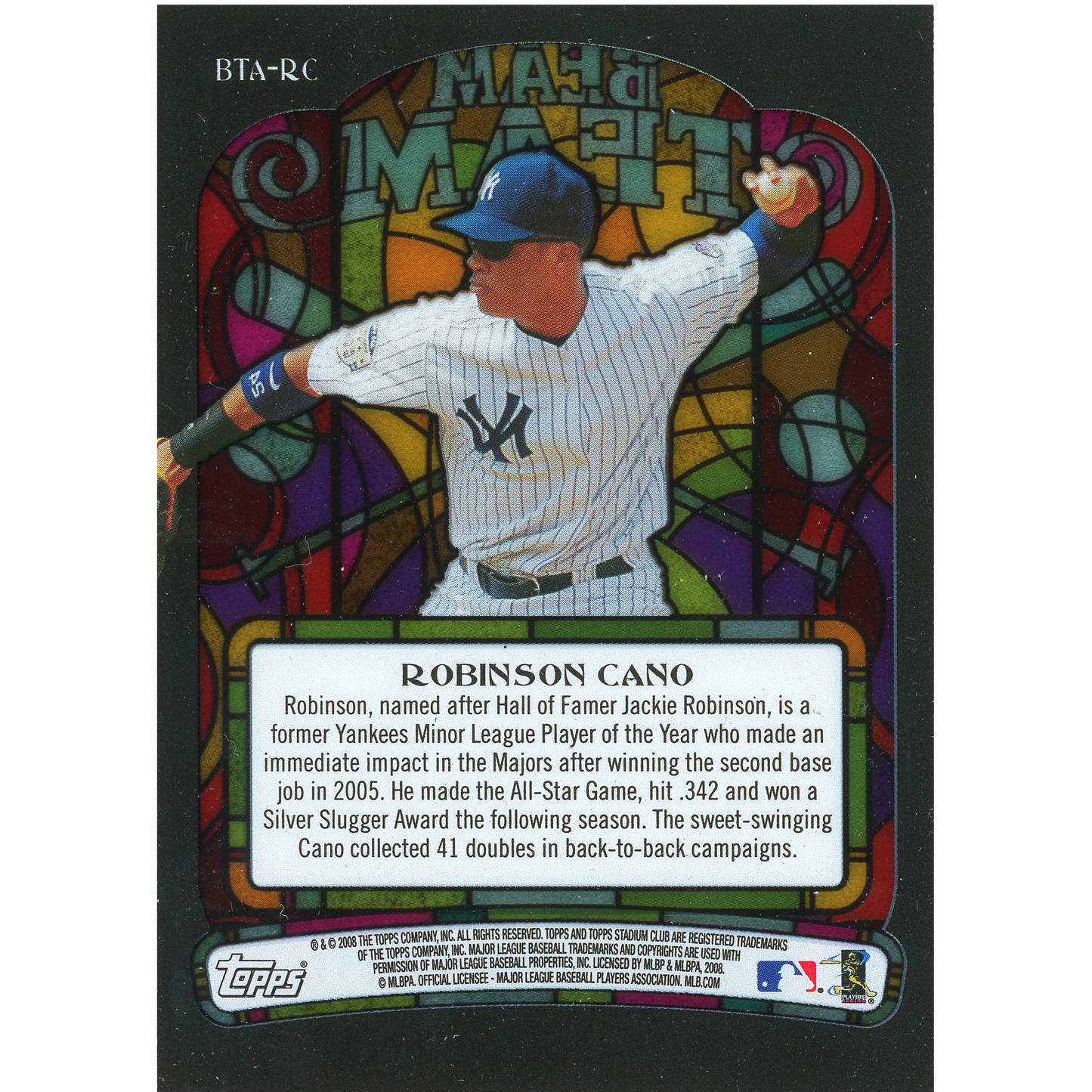 2008 Topps Stadium Club Robinson Cano Autograph