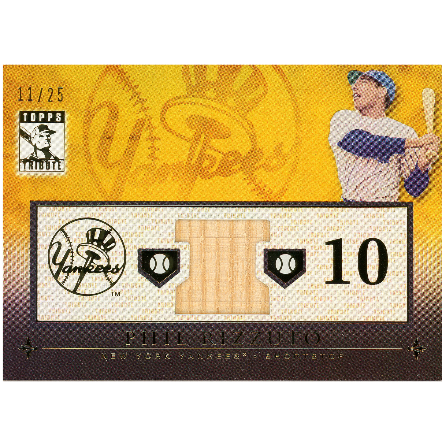 2010 Topps Tribute Phil Rizzuto Relic
