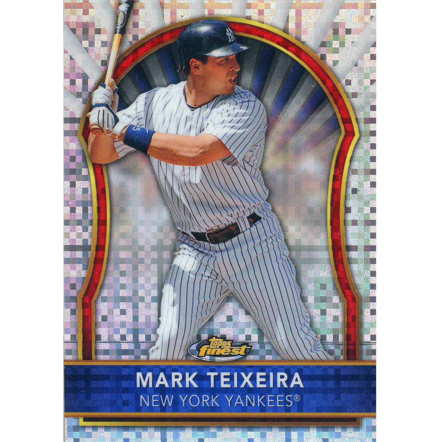 2011 Topps Finest Mark Teixeira (X-Fractor)