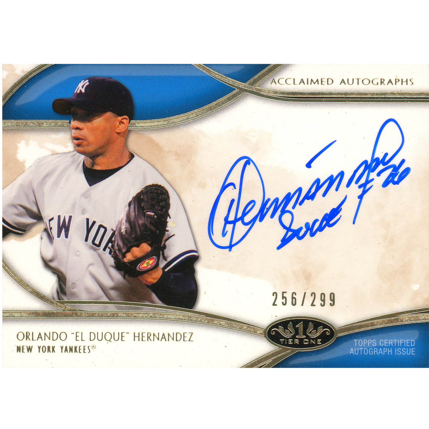 2014 Topps Tier One Orlando Hernandez Autograph
