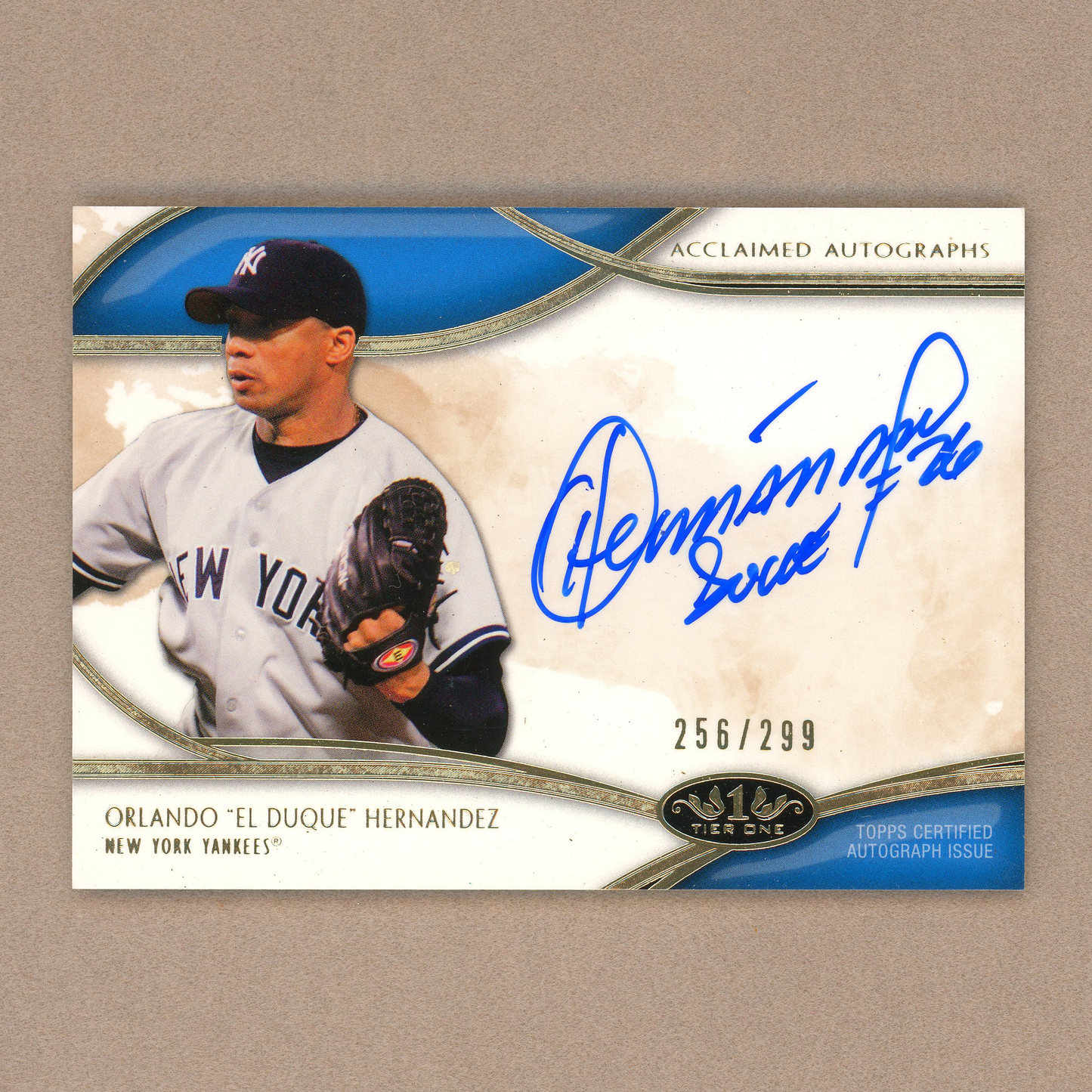 2014 Topps Tier One Orlando Hernandez Autograph