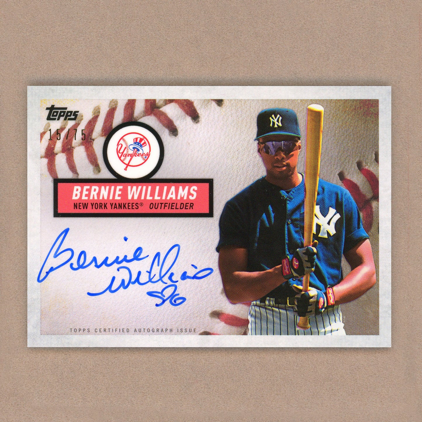 2019 Topps Brooklyn Bernie Williams Autograph