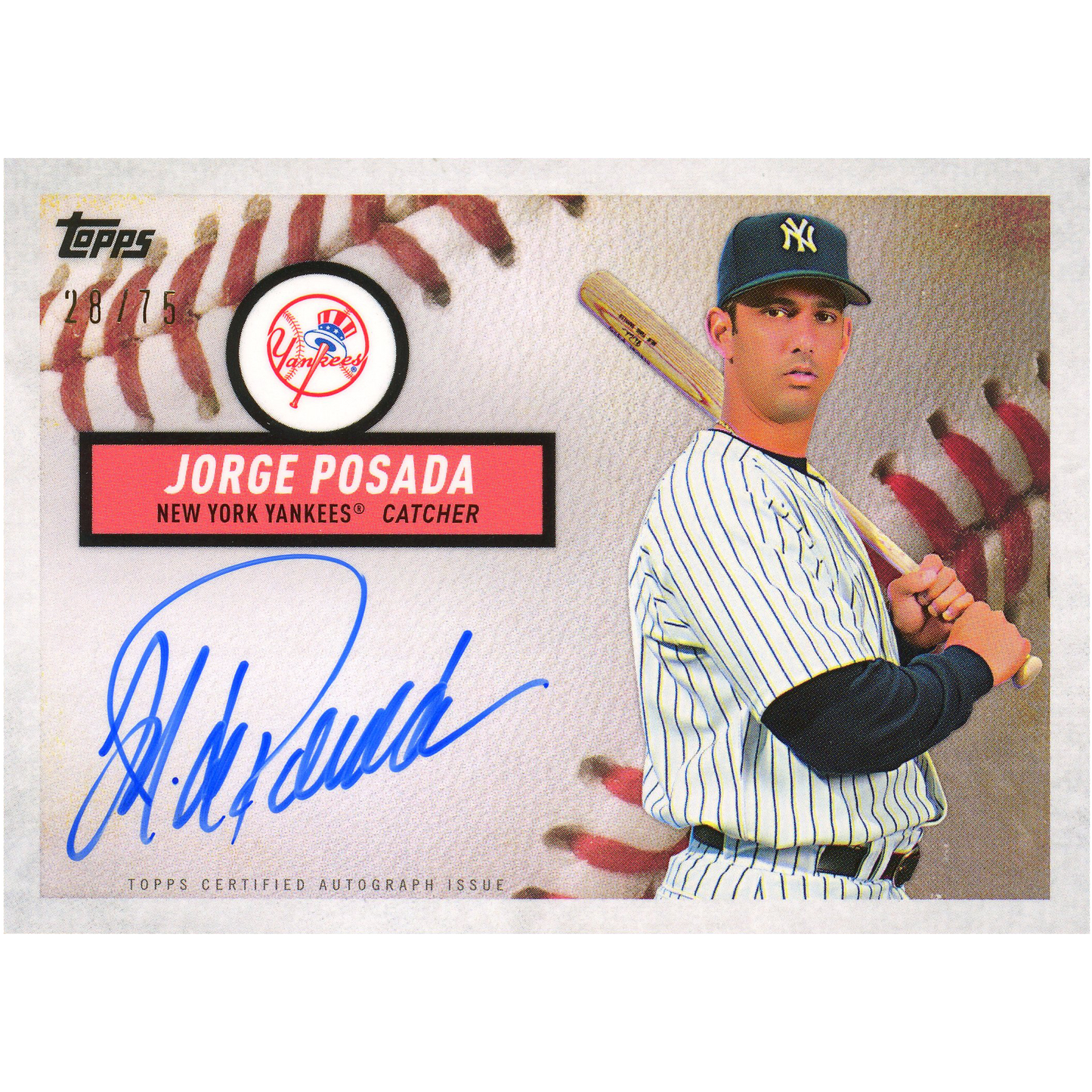 2019 Topps Brooklyn Jorge Posada Autograph