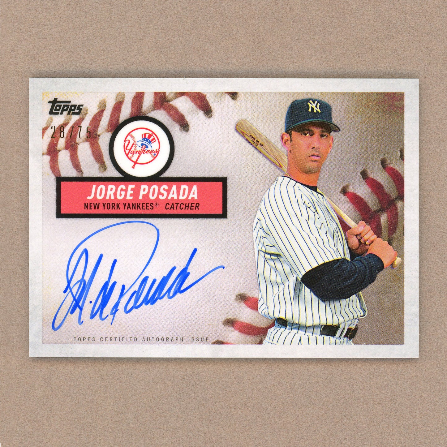 2019 Topps Brooklyn Jorge Posada Autograph