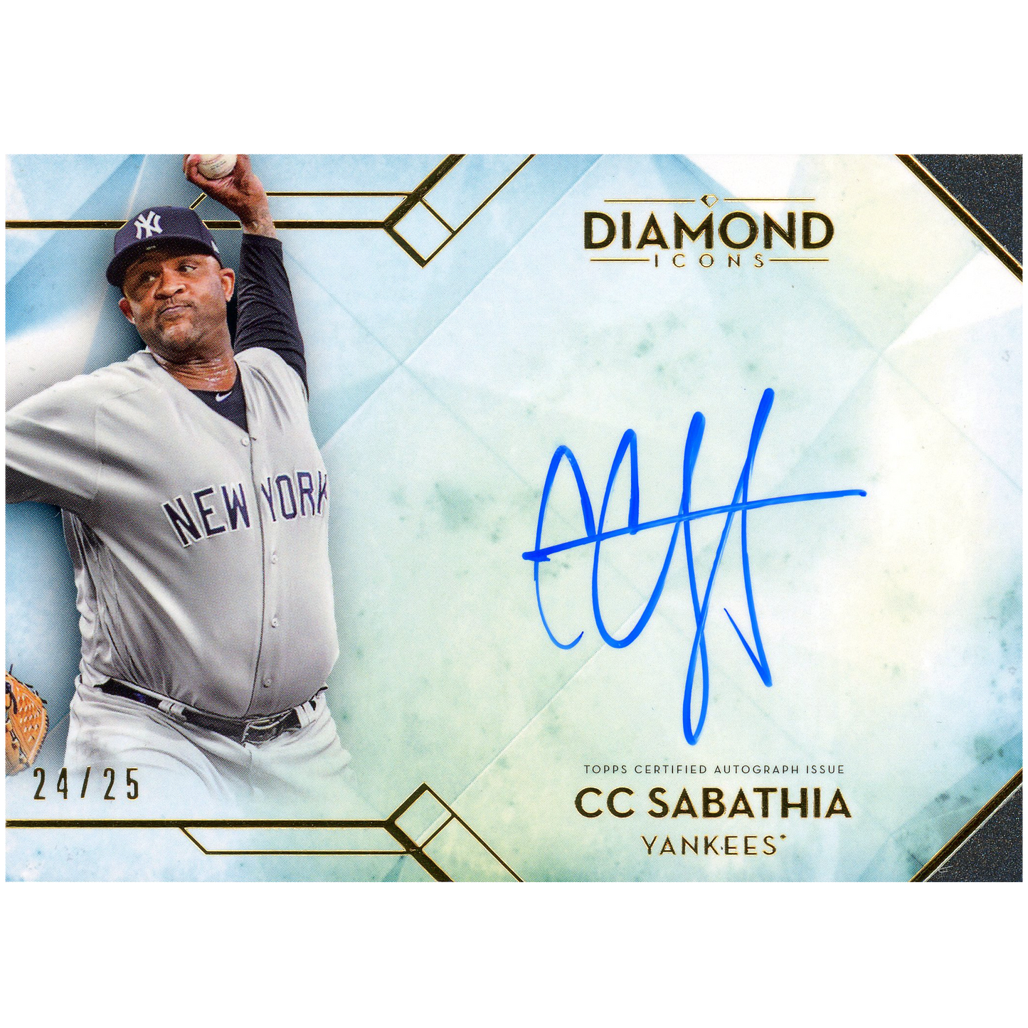2020 Topps Diamond Icons C.C. Sabathia Autograph