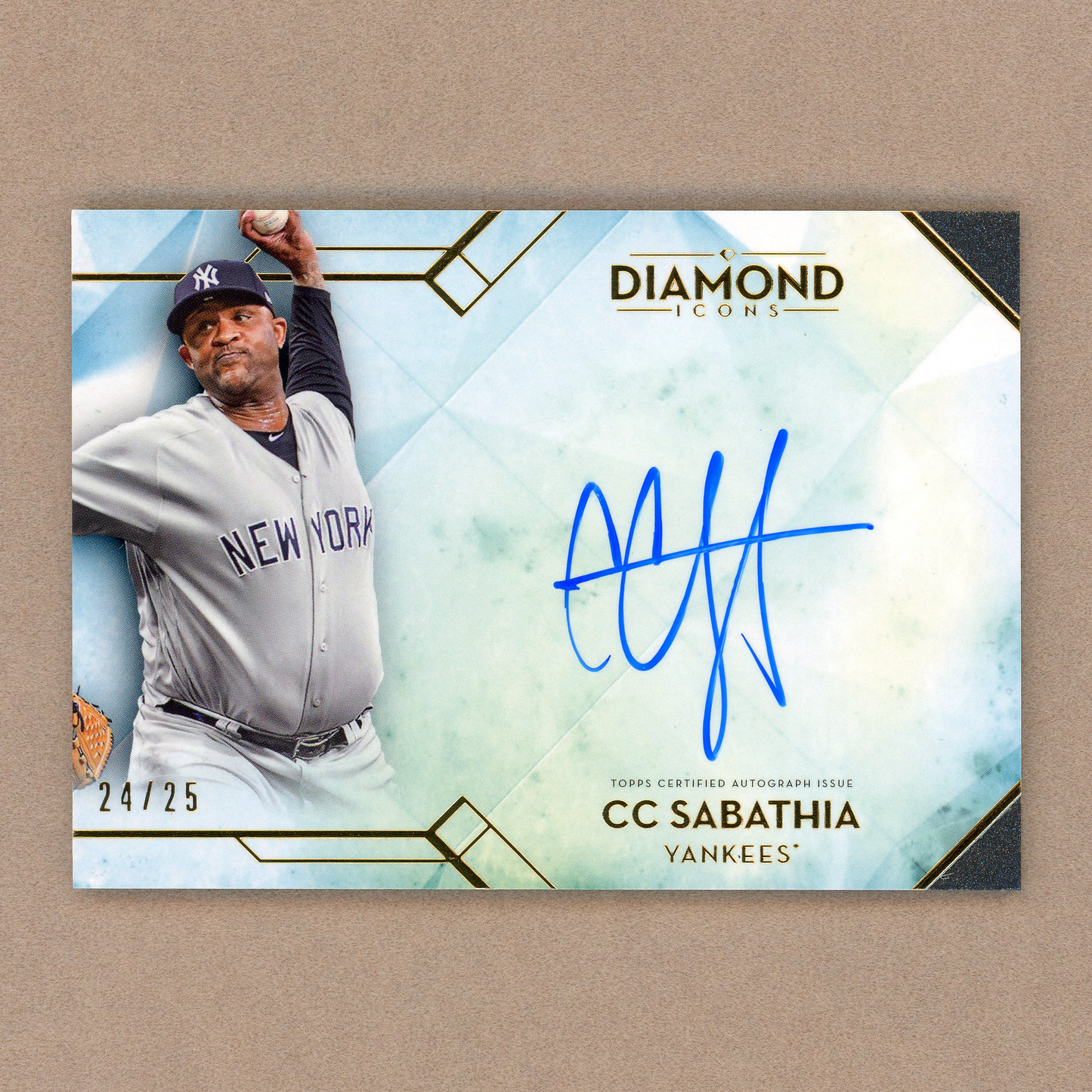 2020 Topps Diamond Icons C.C. Sabathia Autograph