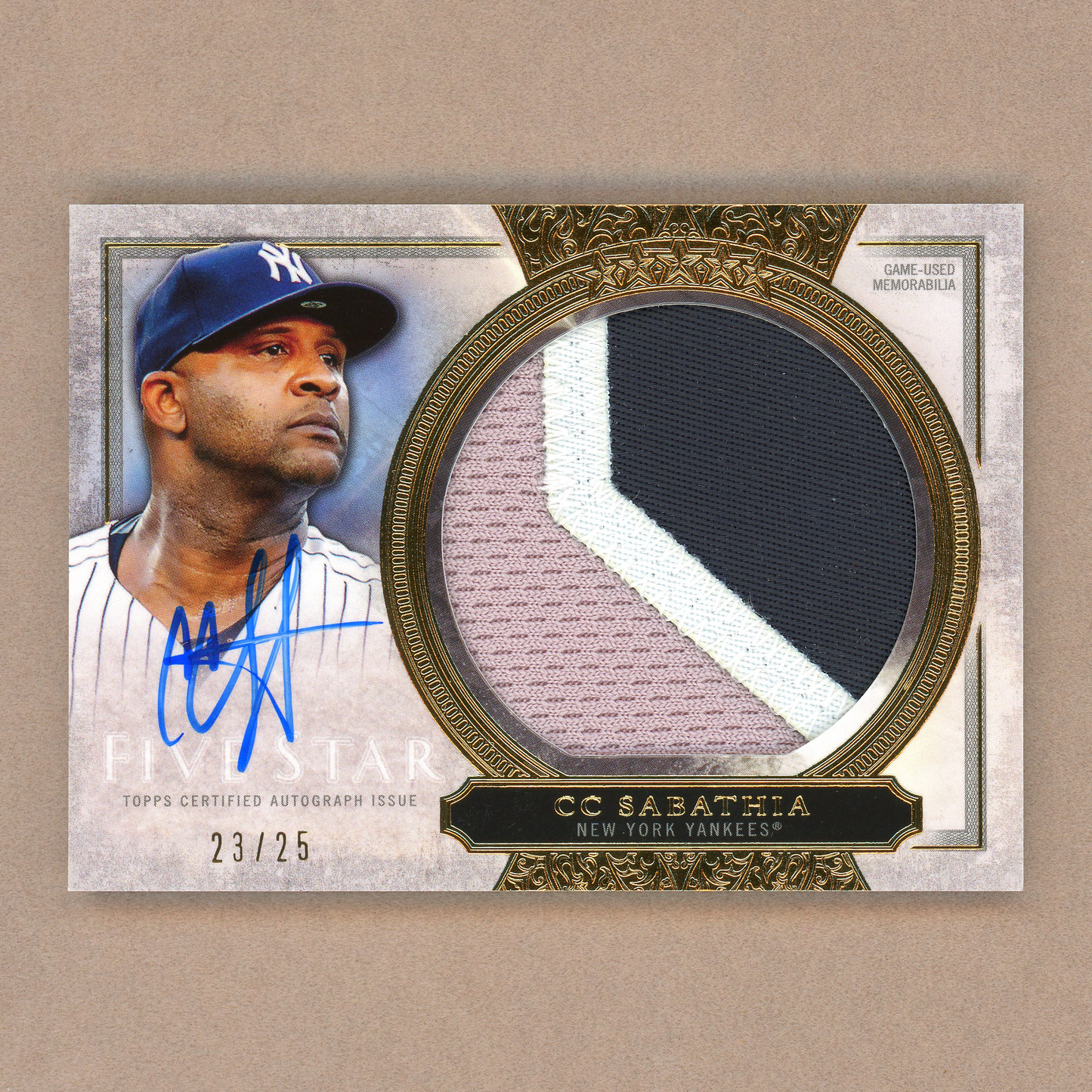 2020 Topps Five Star C.C Sabathia Autograph