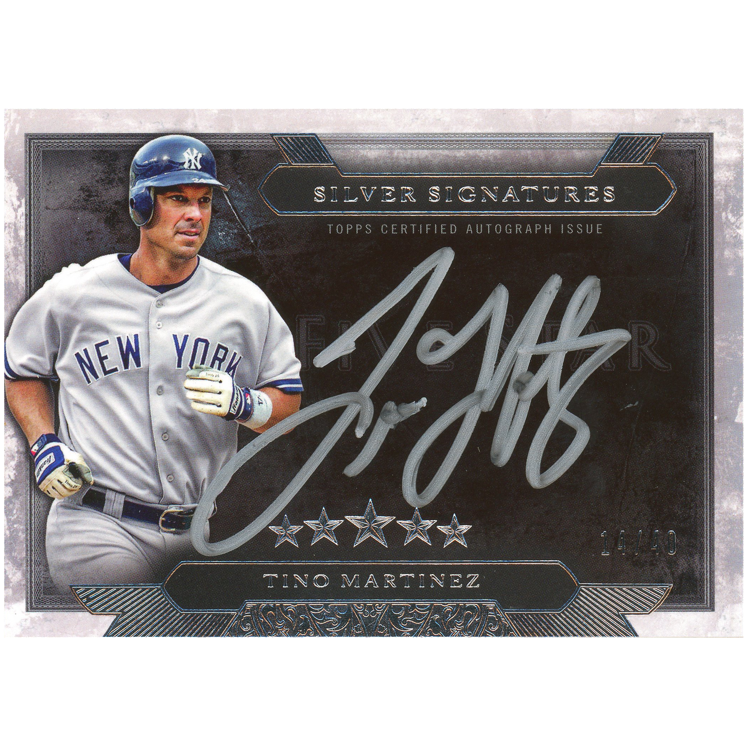2020 Topps Five Star Tino Martinez Autograph (Silver Ink)
