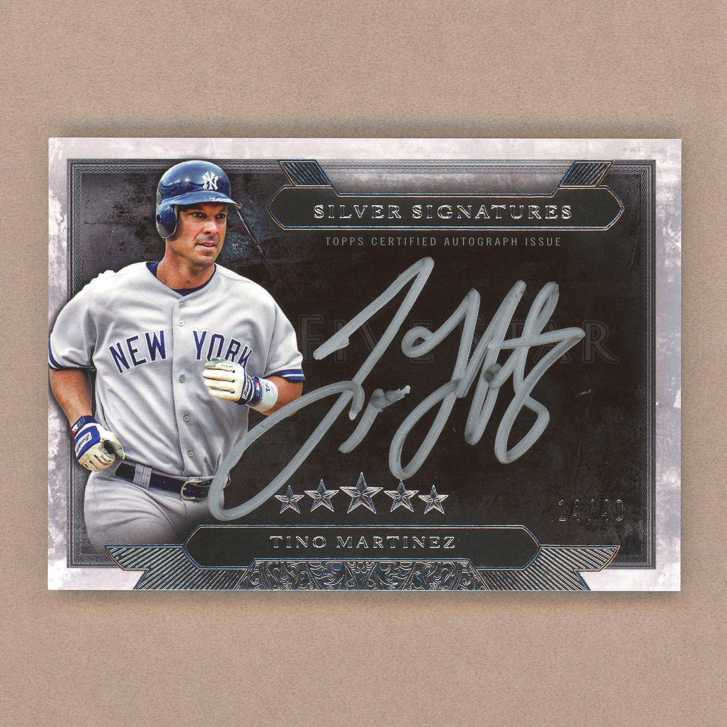 2020 Topps Five Star Tino Martinez Autograph (Silver Ink)
