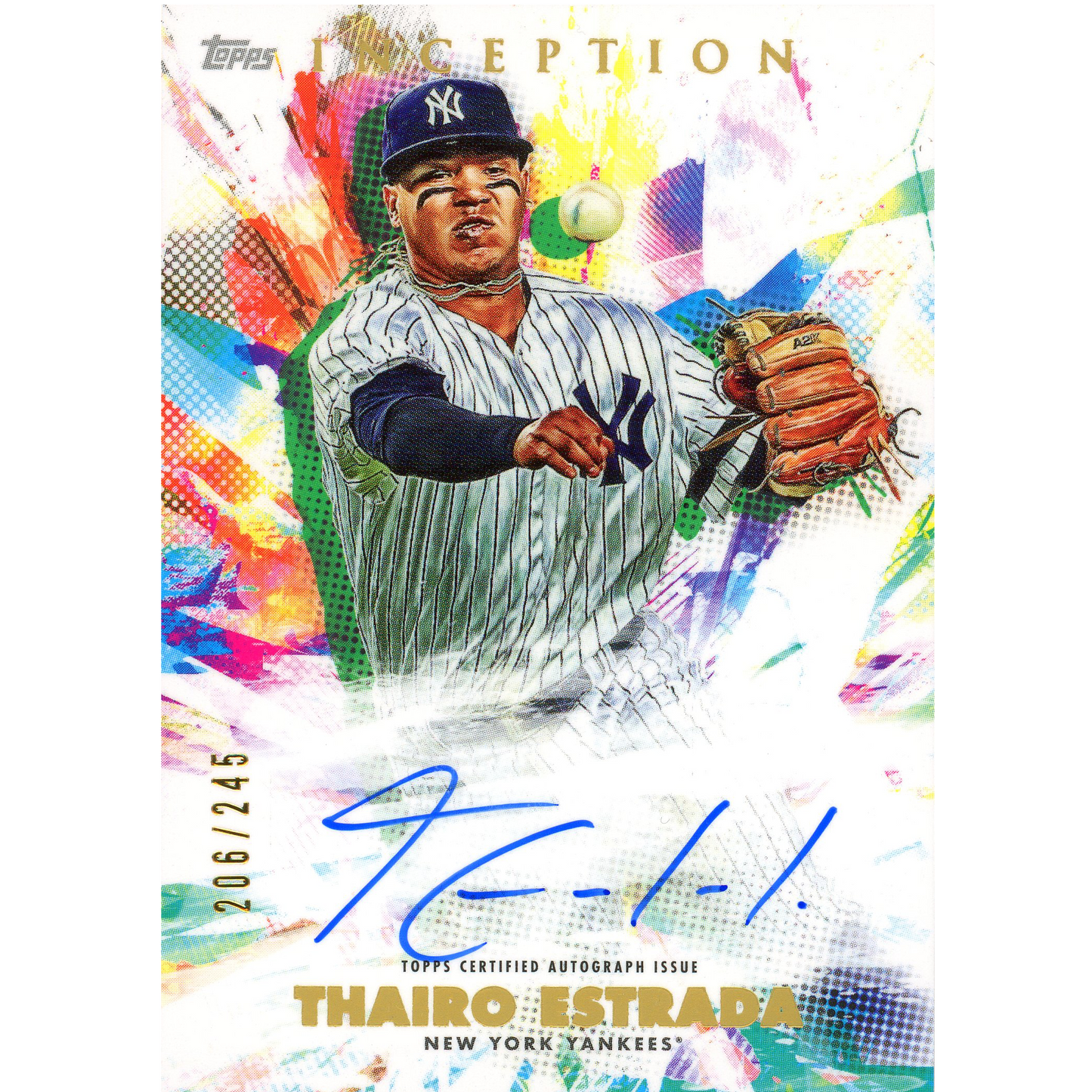 2020 Topps Inception Thairo Estrada Auto