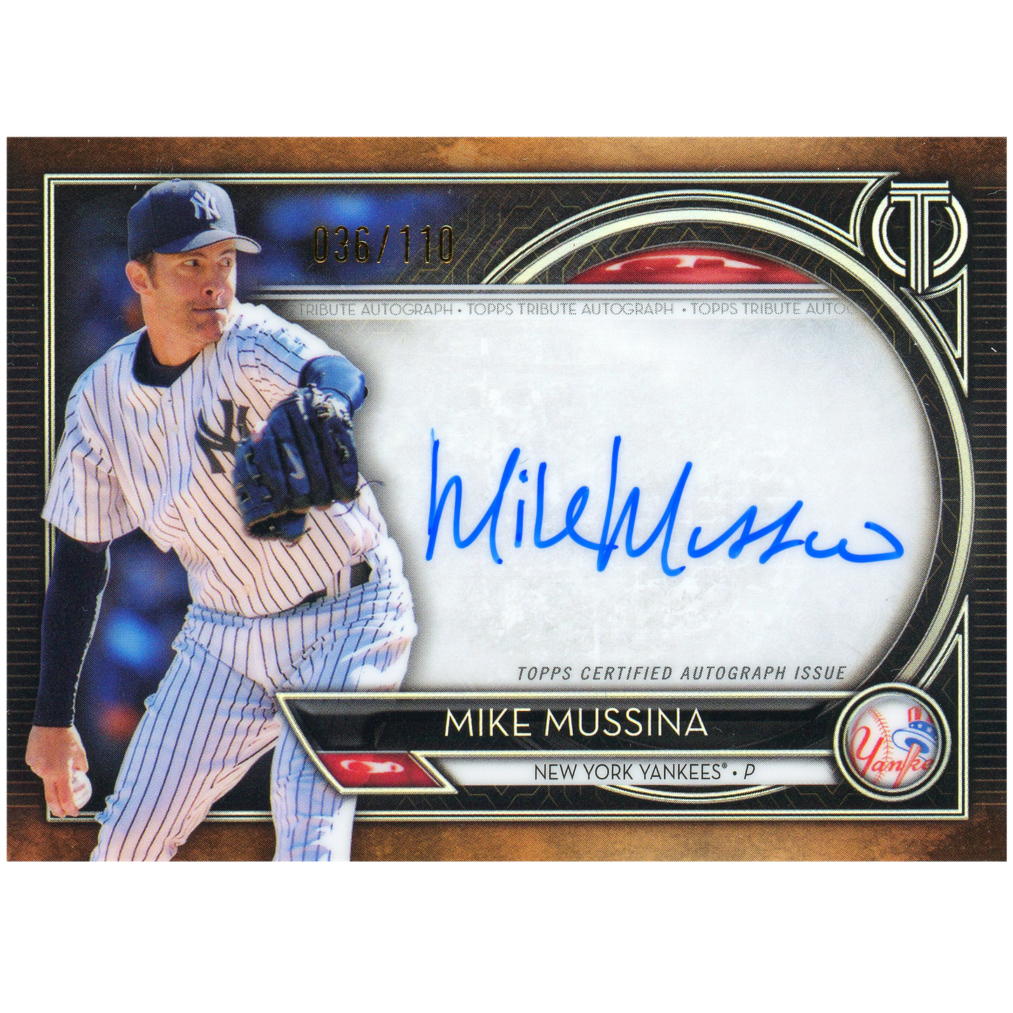 2020 Topps Tribute Mike Mussina Autograph