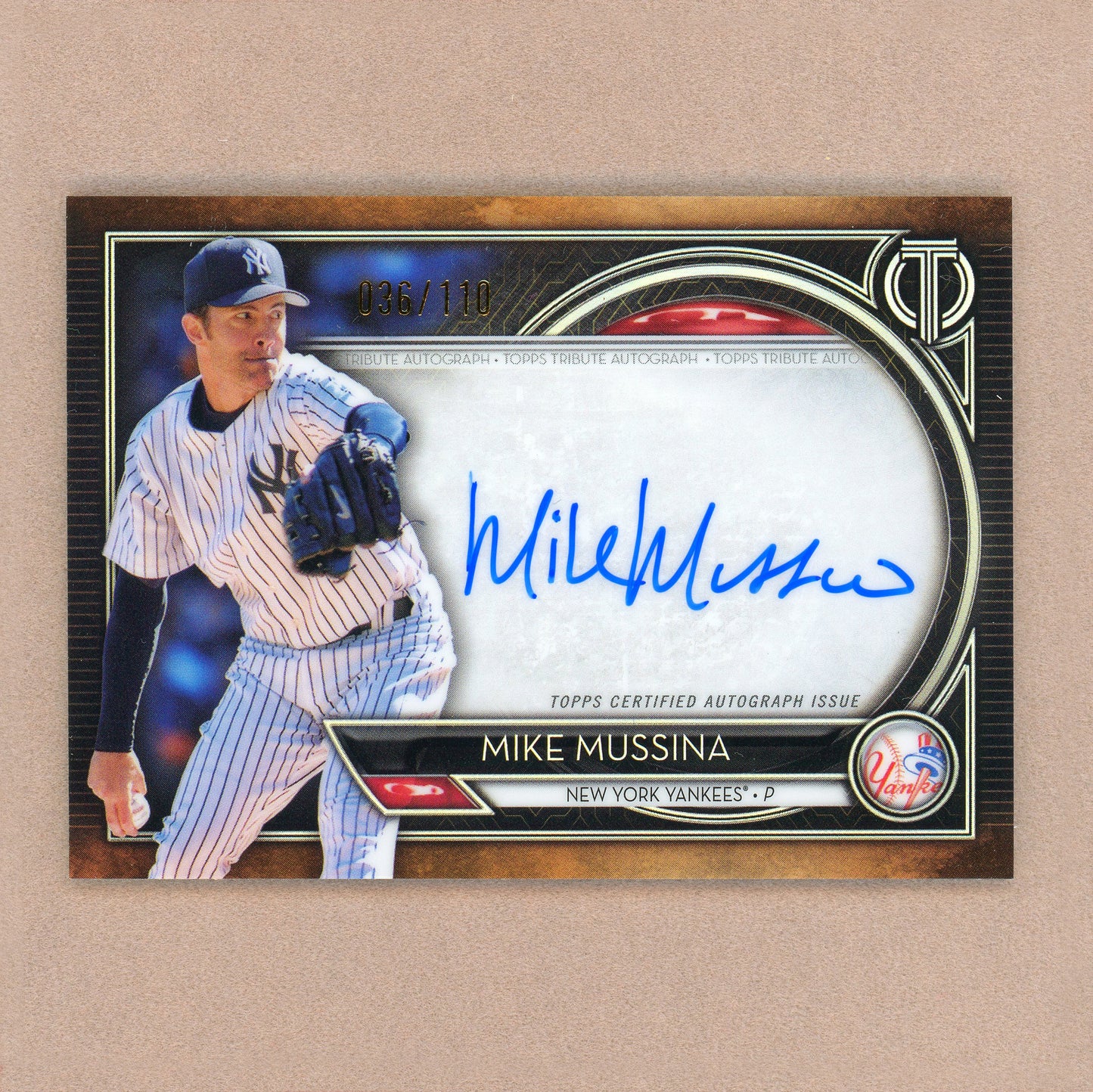 2020 Topps Tribute Mike Mussina Autograph