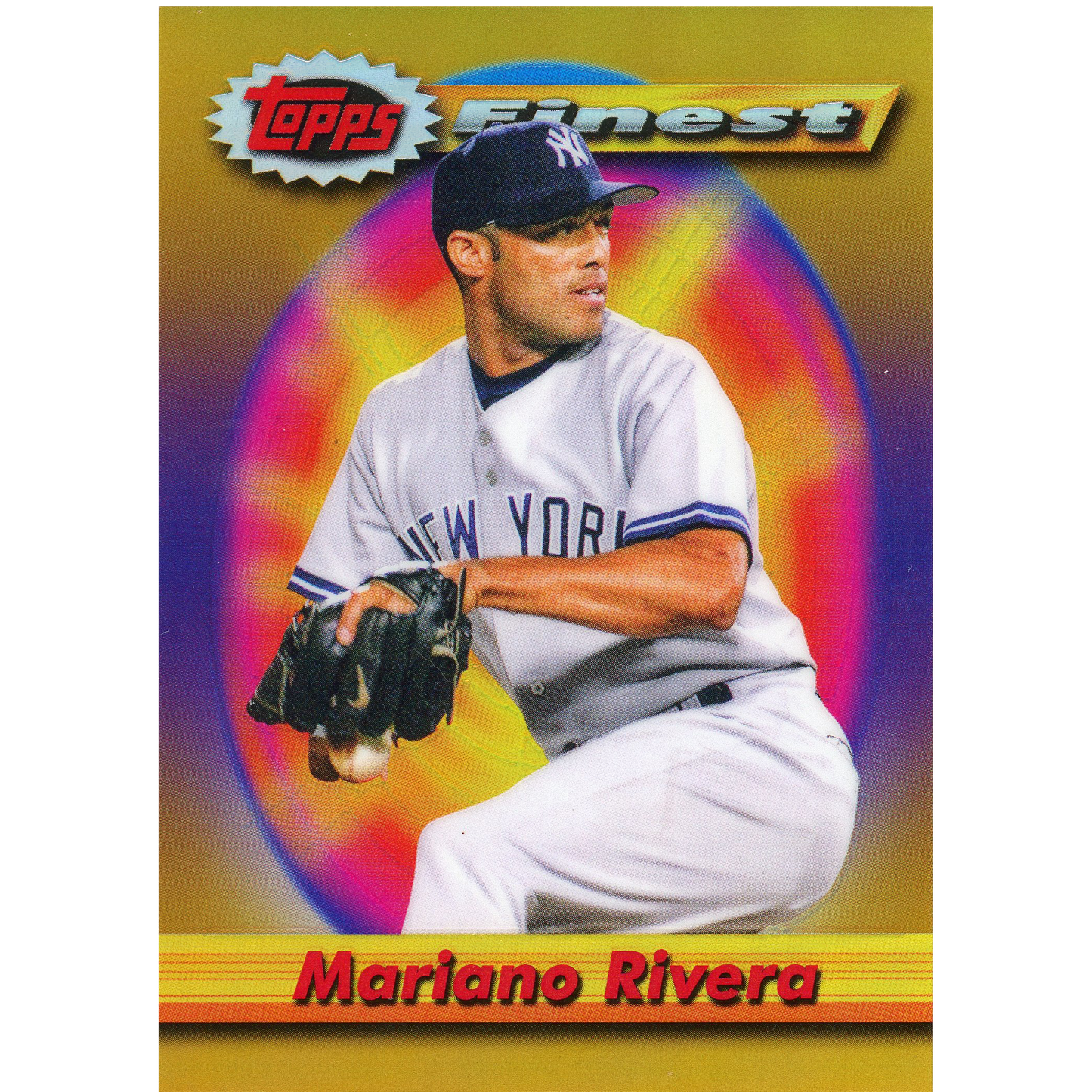 2021 Topps Finest Flashback Mariano Rivera (Gold)