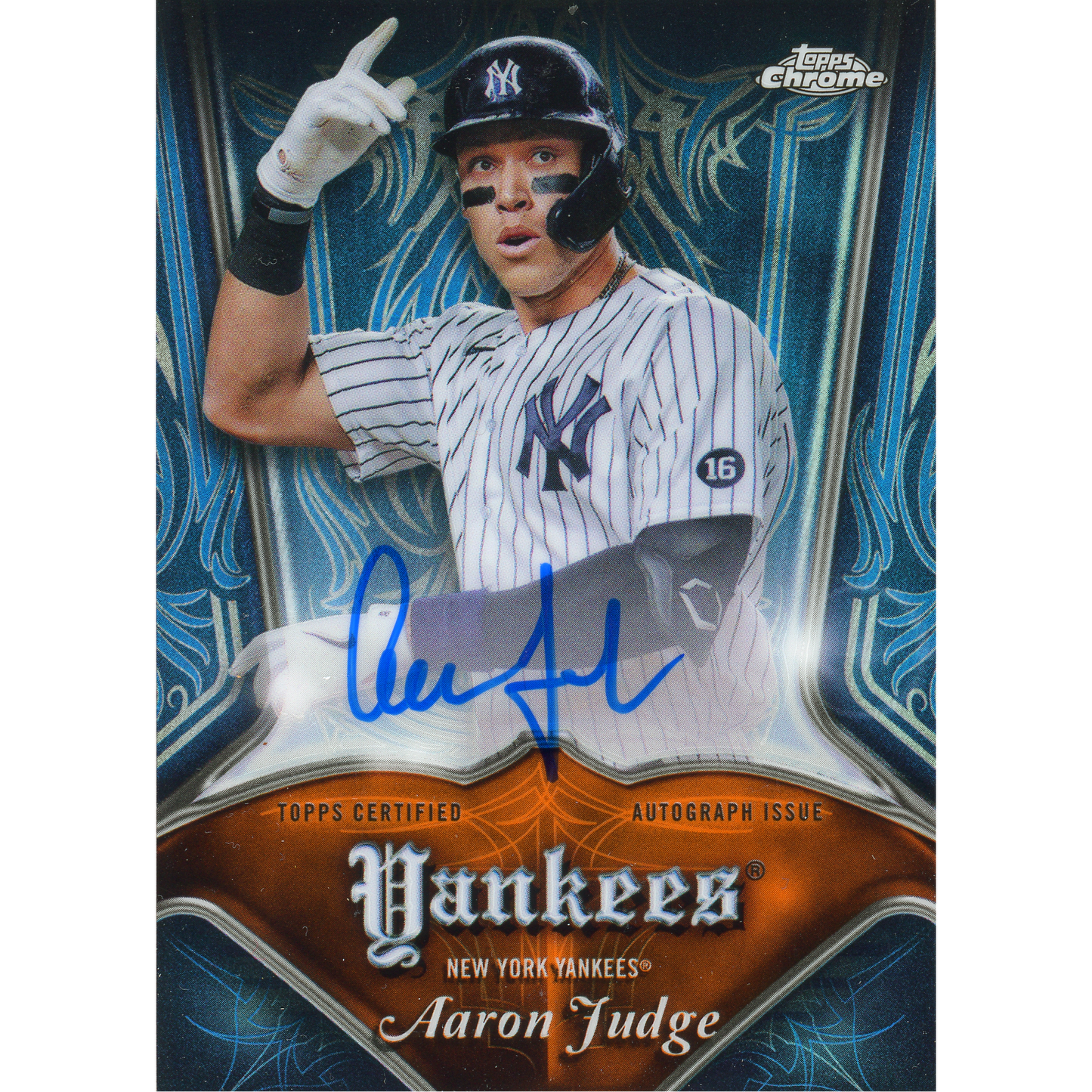 2022 Topps Chrome Aaron Judge Autograph (Orange)