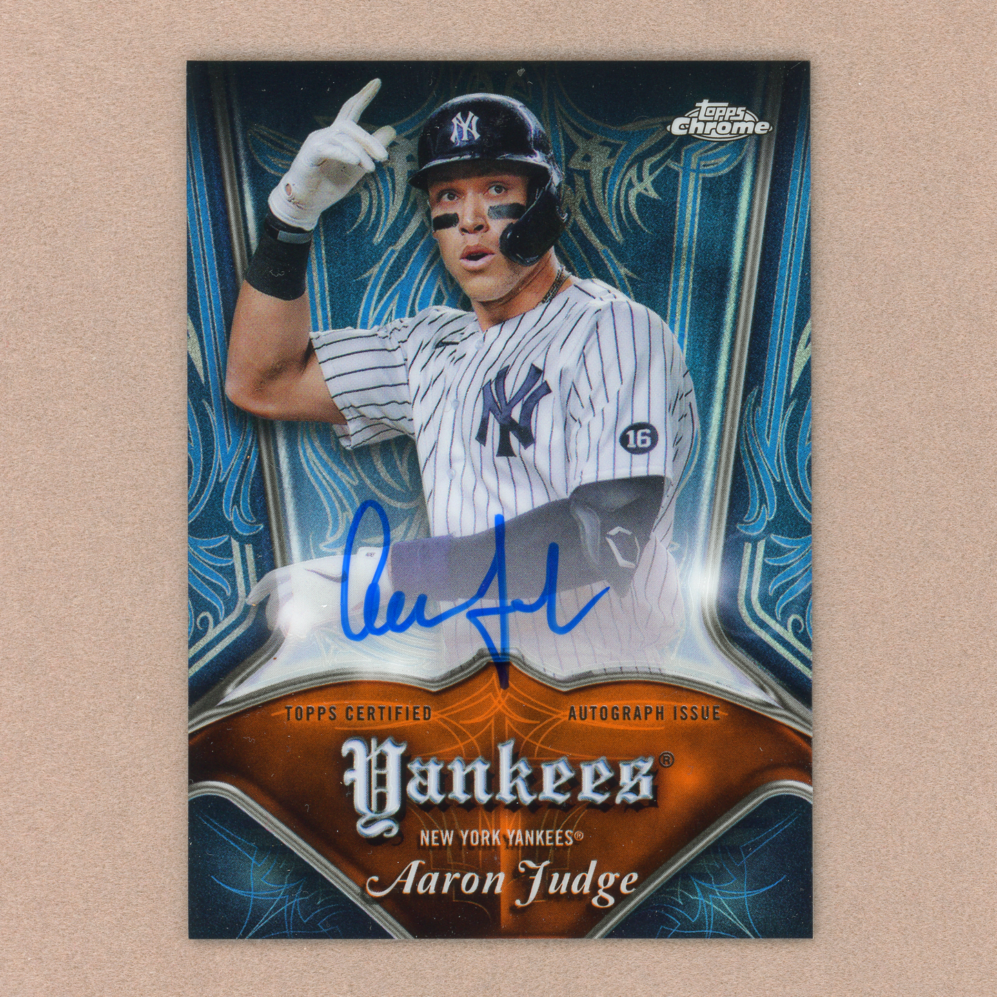 2022 Topps Chrome Aaron Judge Autograph (Orange)