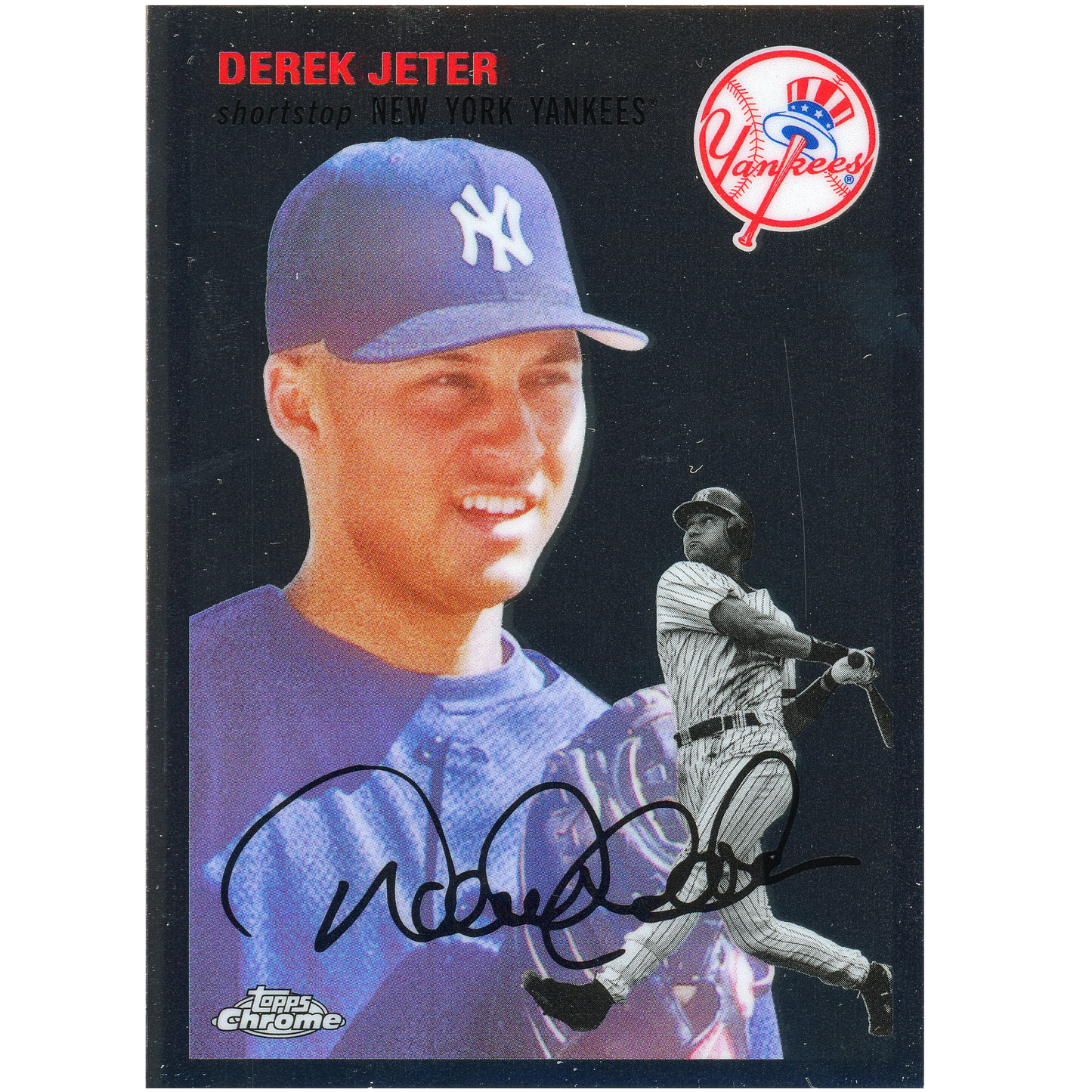 2023 Topps Chrome Platinum Anniversary Derek Jeter Image Variation