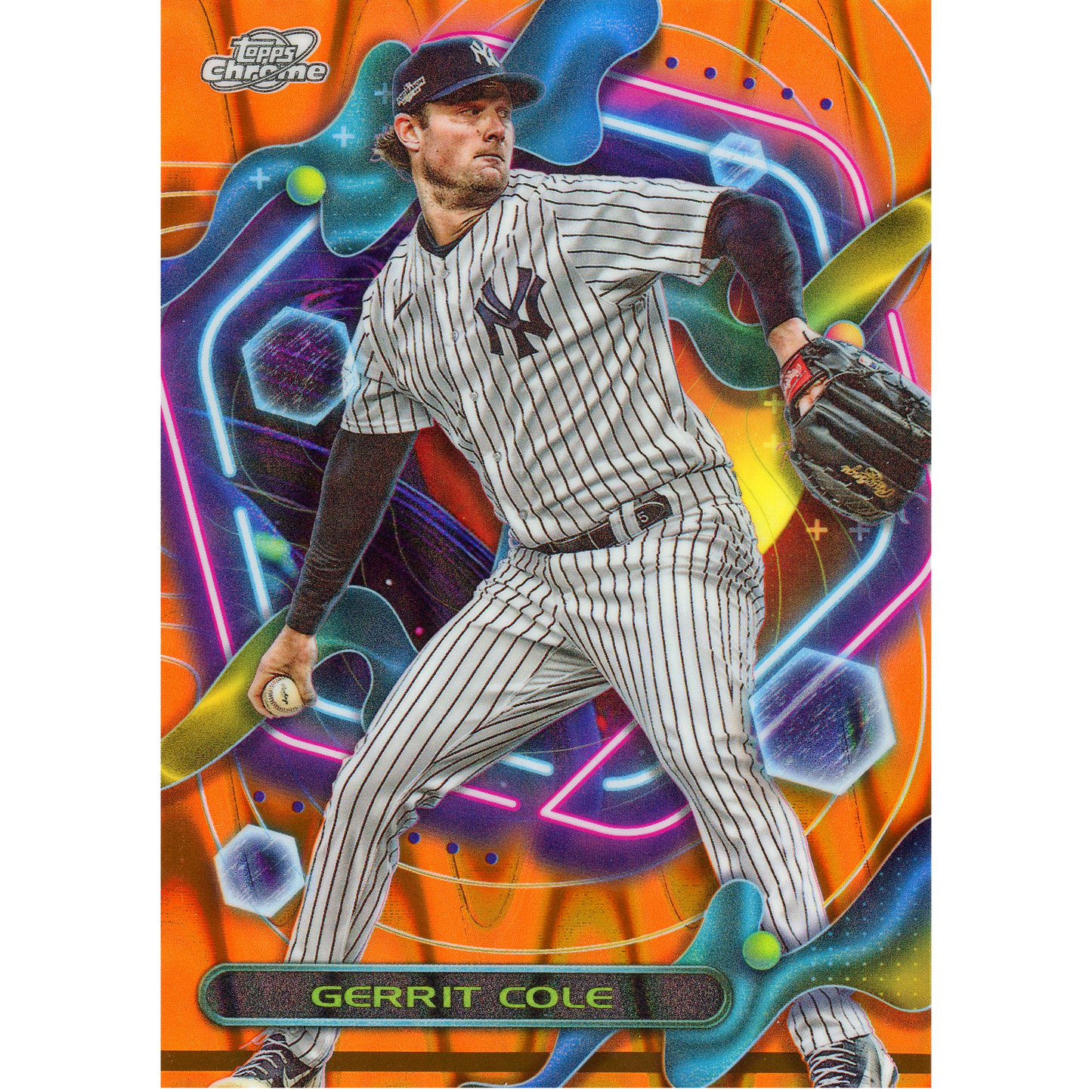 2023 Topps Cosmic Chrome Gerrit Cole (Orange Galactic)