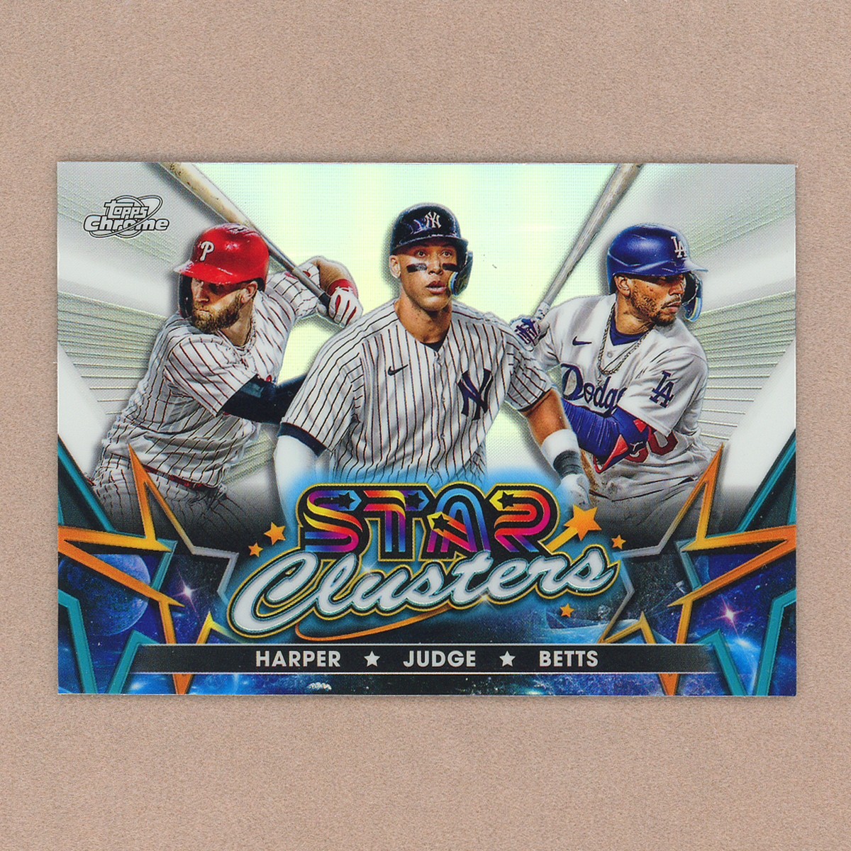2023 Topps Cosmic Chrome Harper/Judge/Betts Star Clusters