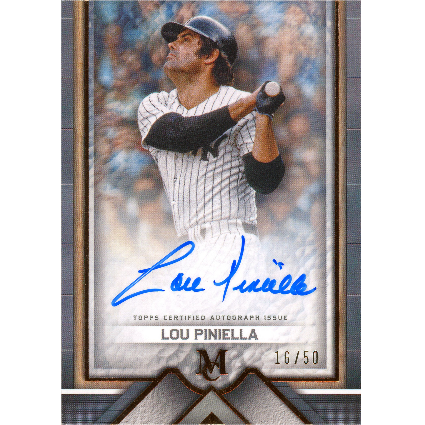 2023 Topps Museum Collection Lou Pinella Autograph (Copper)