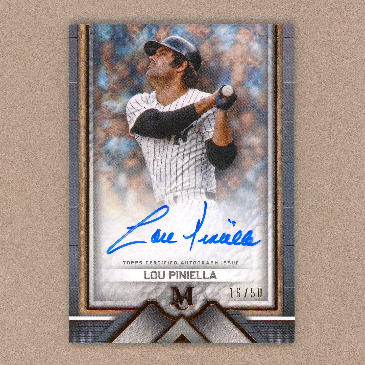 2023 Topps Museum Collection Lou Pinella Autograph (Copper)