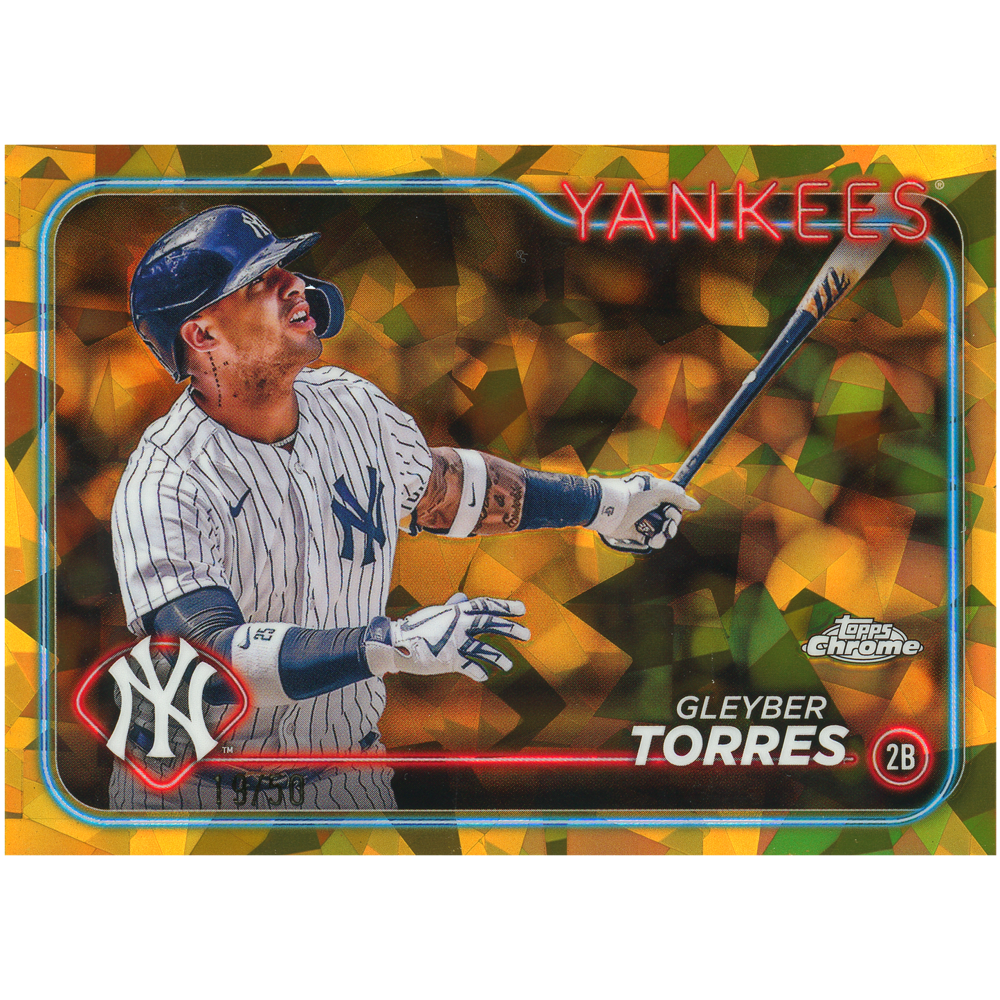 2024 Topps Chrome Sapphire Gleyber Torres (Gold)