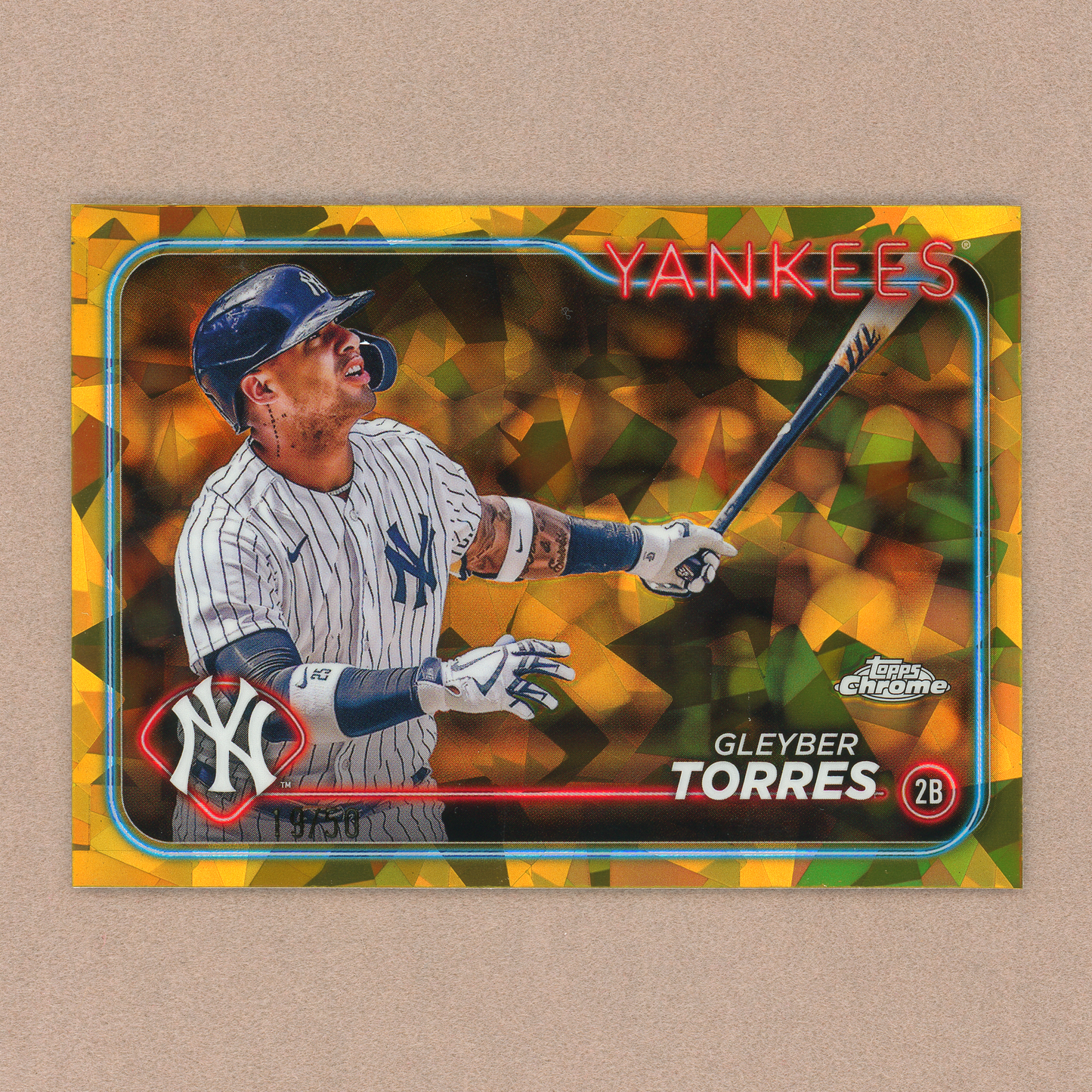 2024 Topps Chrome Sapphire Gleyber Torres (Gold)