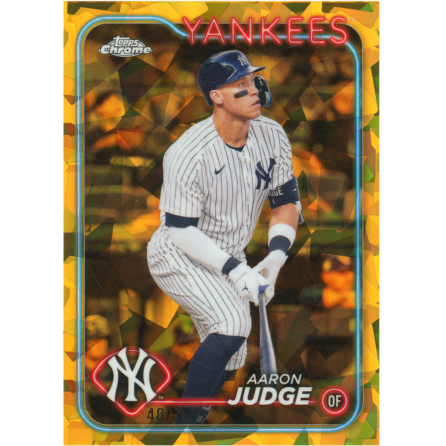 2024 Topps Chrome Sapphire Aaron Judge (Gold)