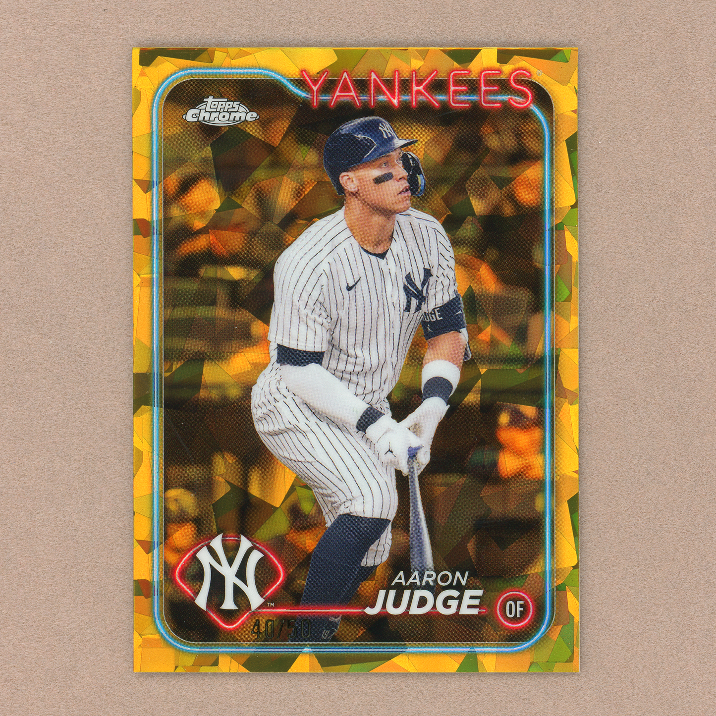 2024 Topps Chrome Sapphire Aaron Judge (Gold)