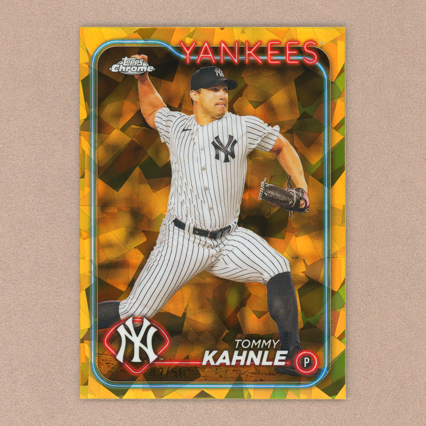 2024 Topps Chrome Sapphire Tommy Kahnle (Gold)