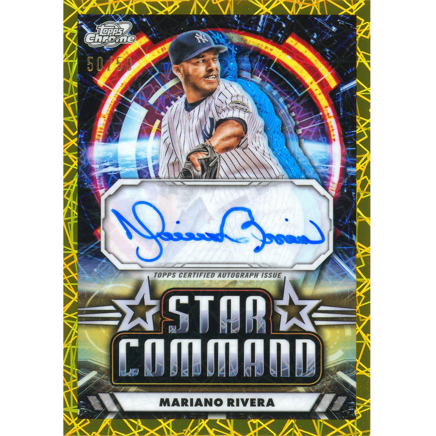 2024 Topps Cosmic Chrome Mariano Rivera Autograph (Gold)