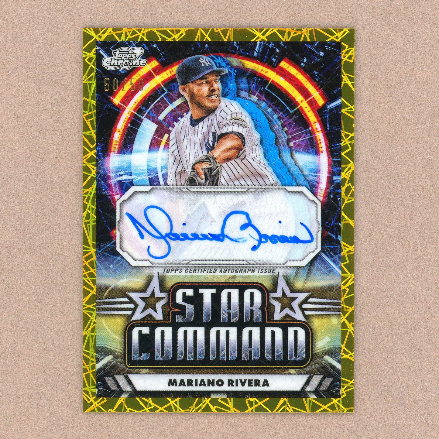 2024 Topps Cosmic Chrome Mariano Rivera Autograph (Gold)