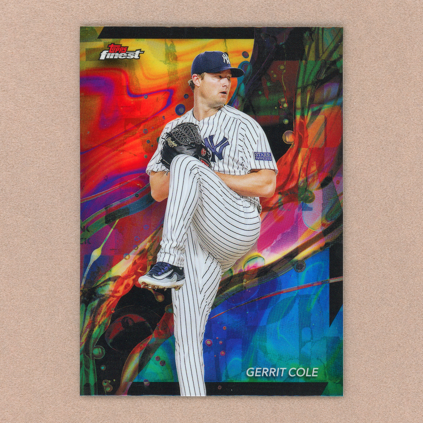 2024 Topps Finest Gerrit Cole (Common Oil Spill)