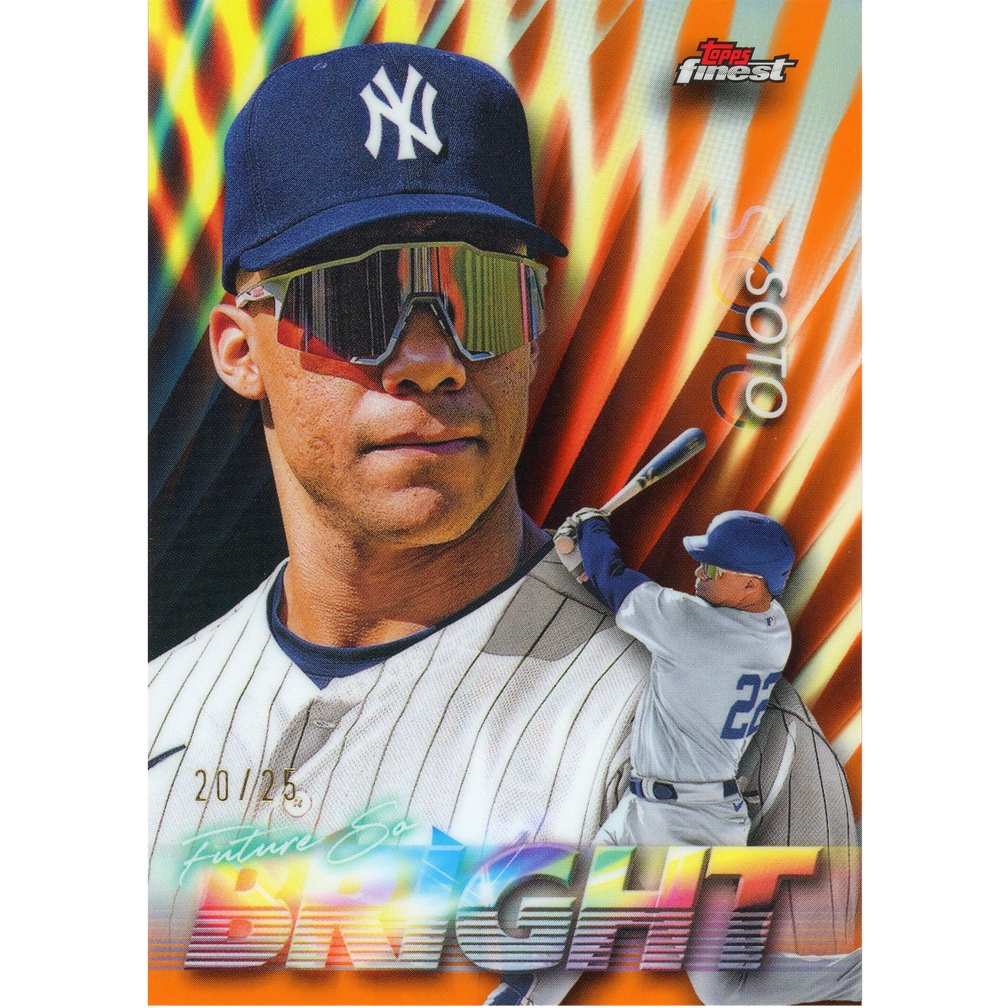 2024 Topps Finest Juan Soto Future So Bright (Orange)