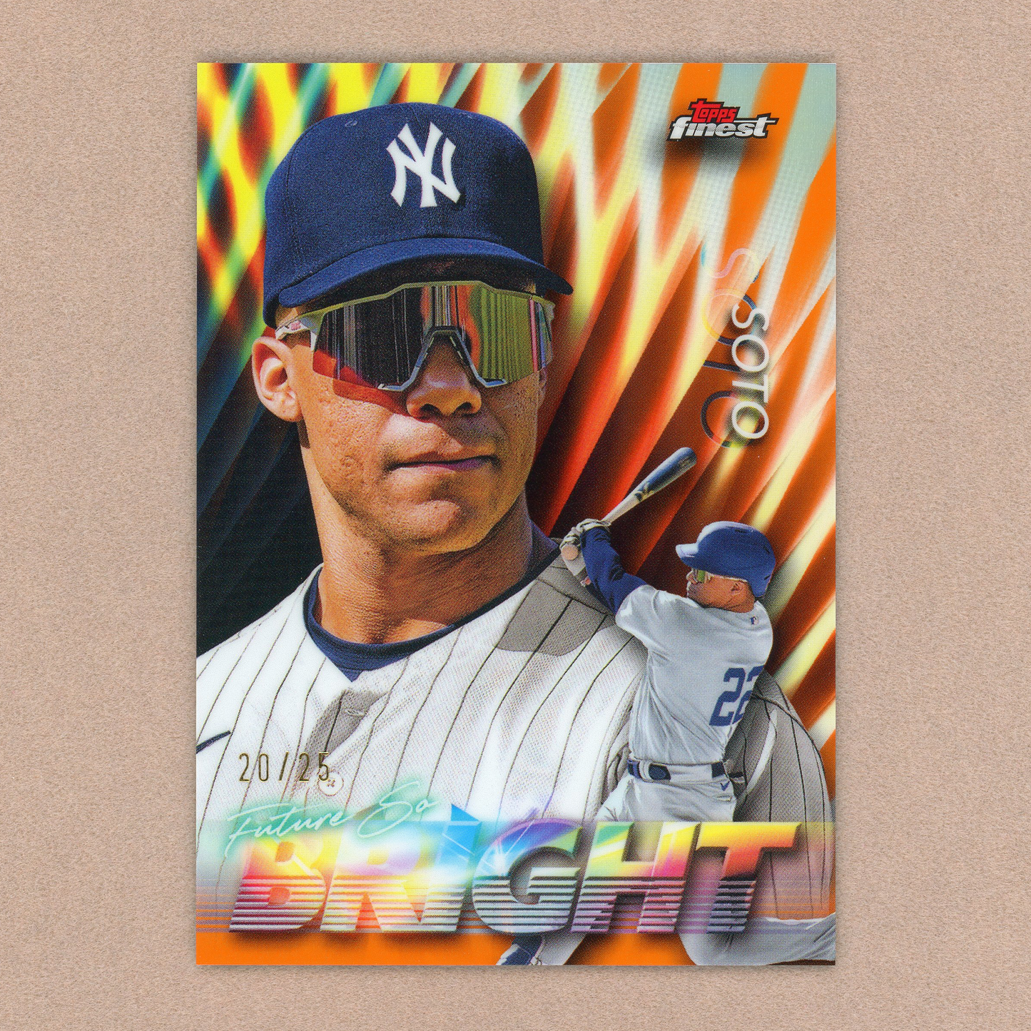 2024 Topps Finest Juan Soto Future So Bright (Orange)