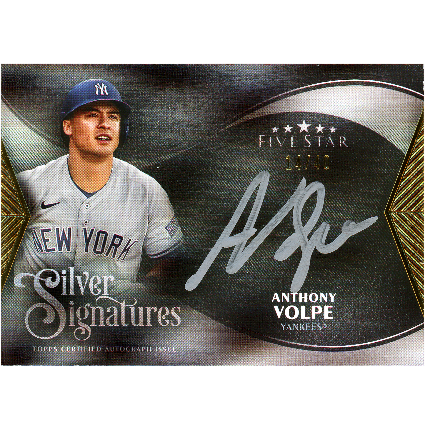 2024 Topps Five Star Anthony Volpe Autograph (Silver Ink)