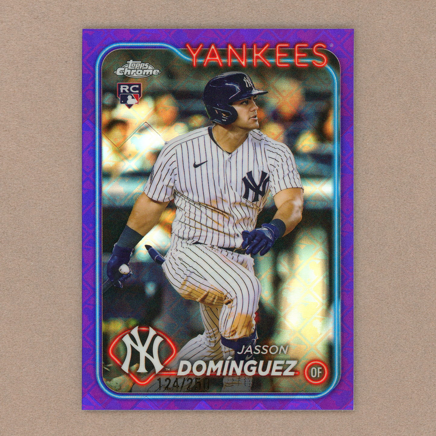 2024 Topps Chrome Logofractor Jasson Dominguez (Purple)