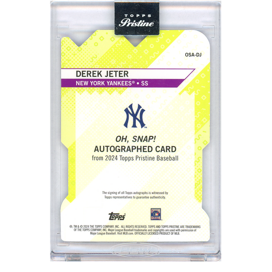 2024 Topps Pristine Derek Jeter Autograph