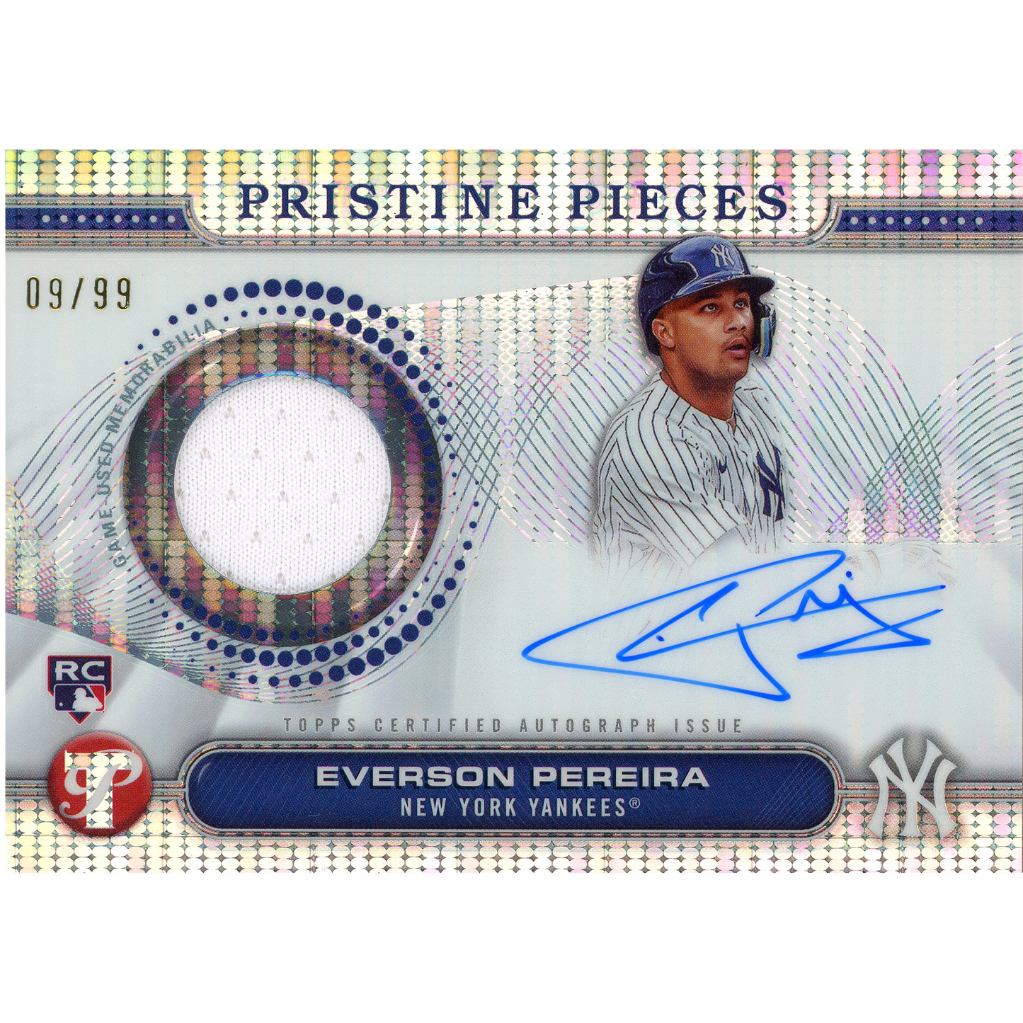 2024 Topps Pristine Everson Pereira Autograph Relic (Rookie Card)