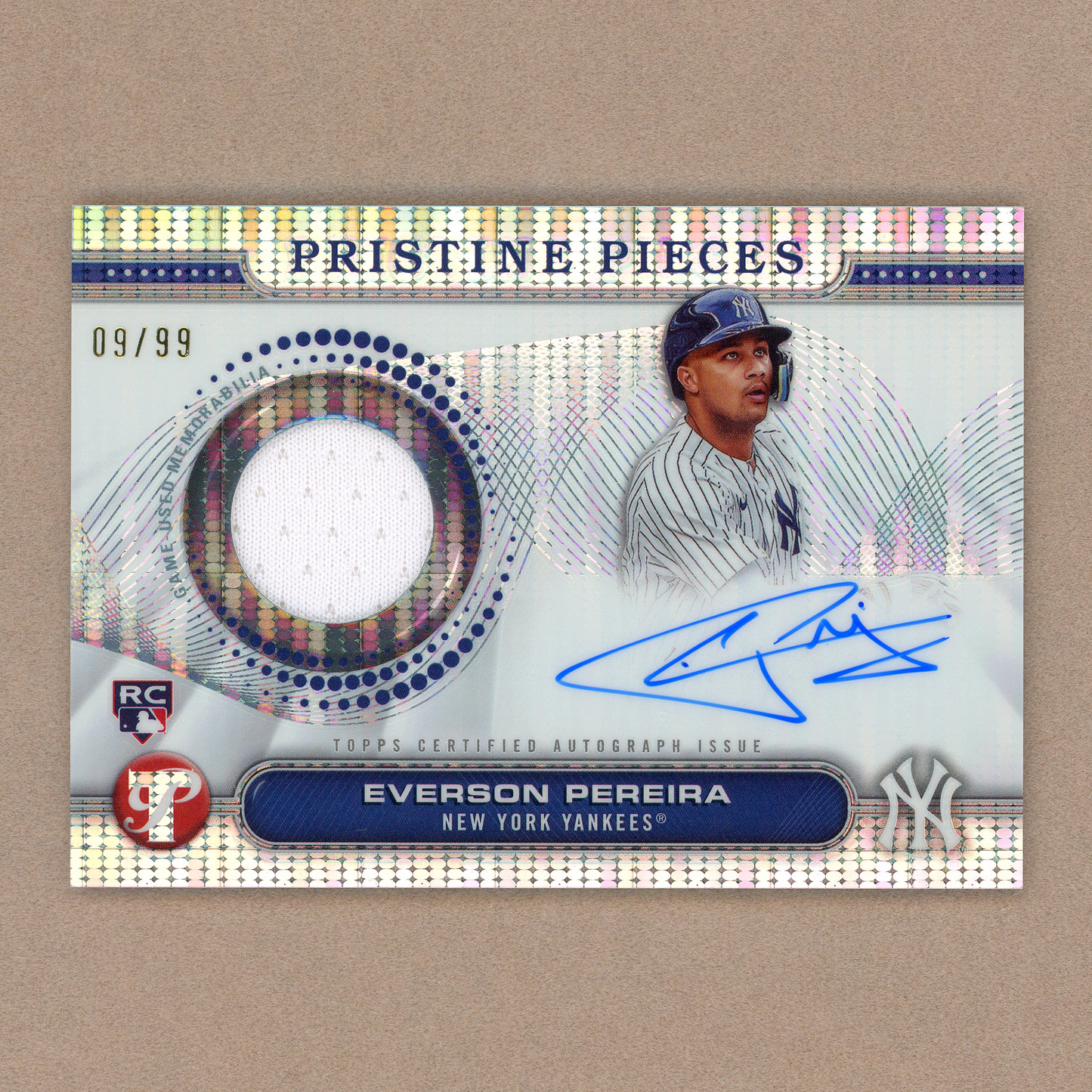 2024 Topps Pristine Everson Pereira Autograph Relic (Rookie Card)