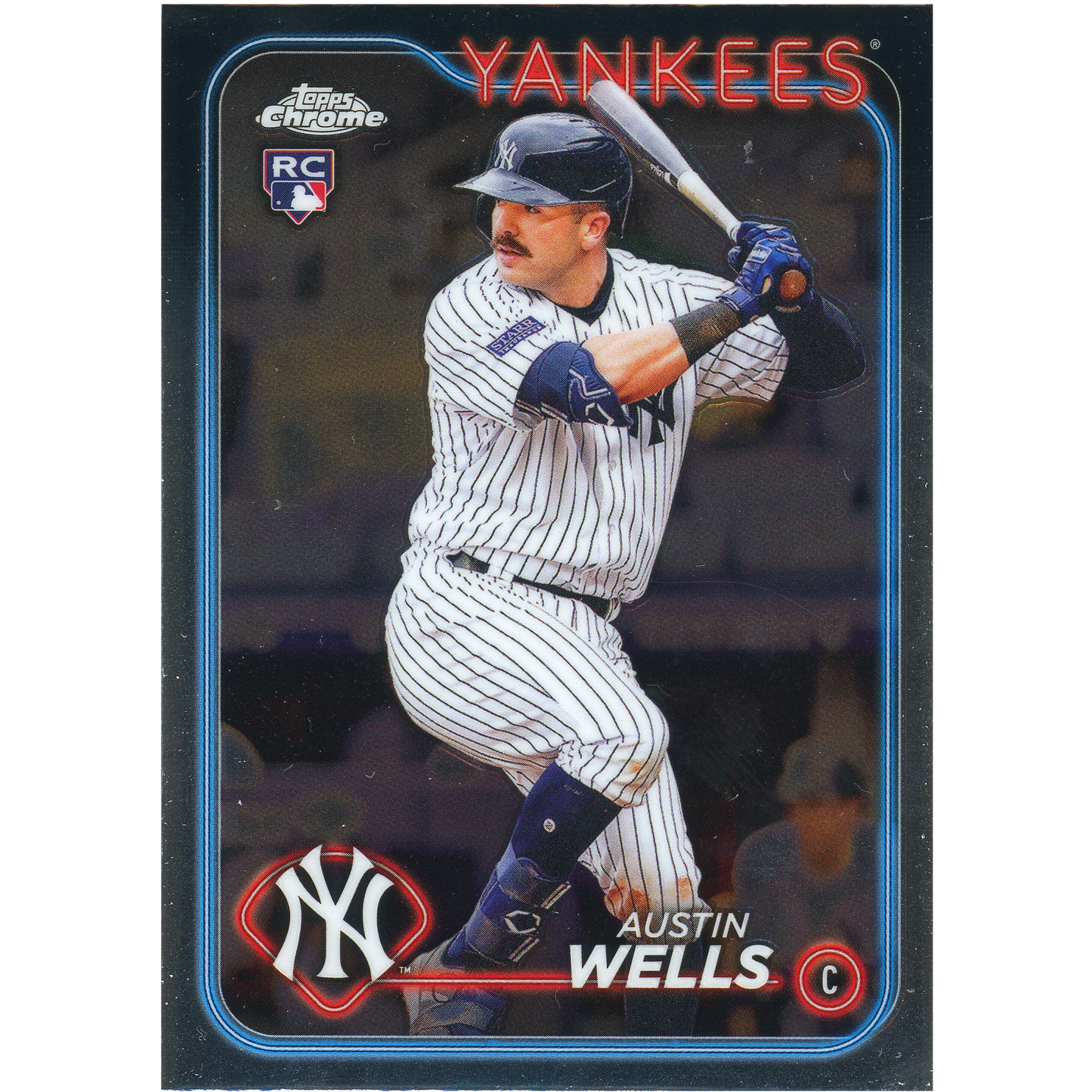 2024 Topps Chrome Austin Wells (Rookie Card)