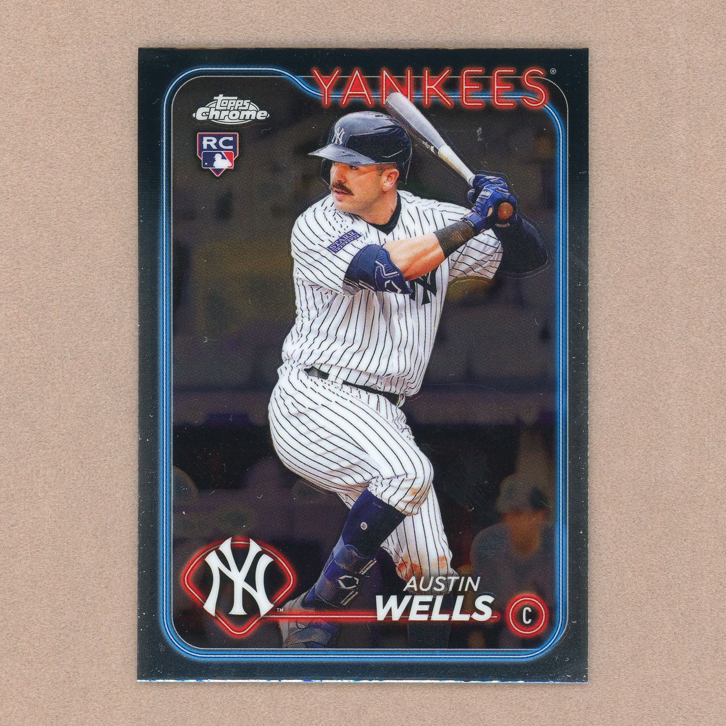 2024 Topps Chrome Austin Wells (Rookie Card)