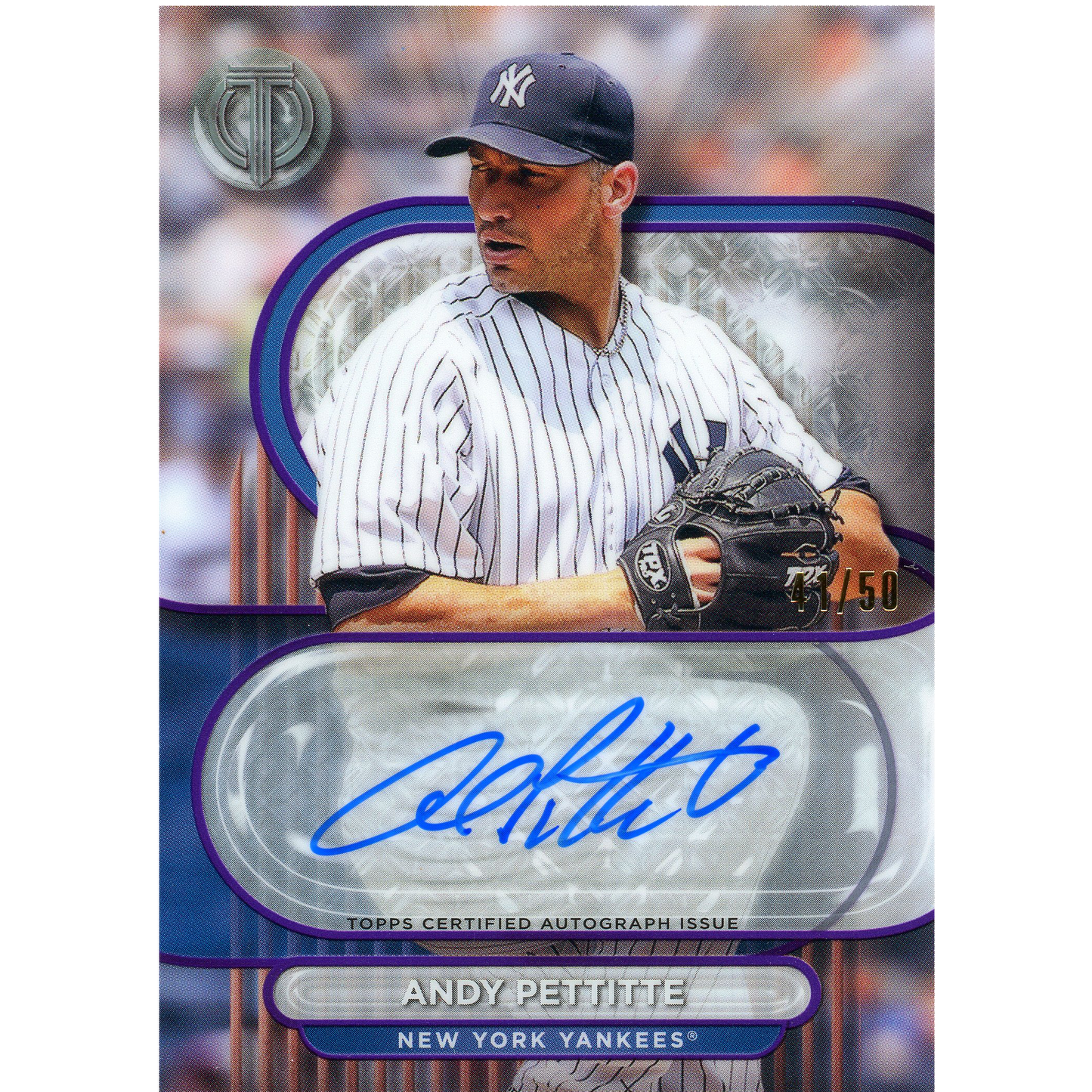 2024 Topps Tribute Andy Pettitte Autograph (Purple)