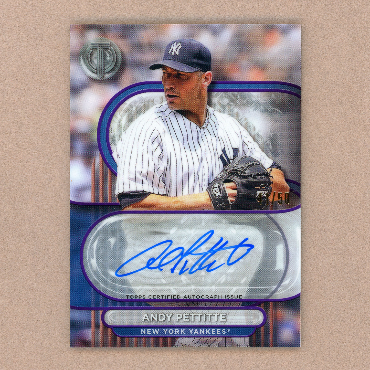 2024 Topps Tribute Andy Pettitte Autograph (Purple)