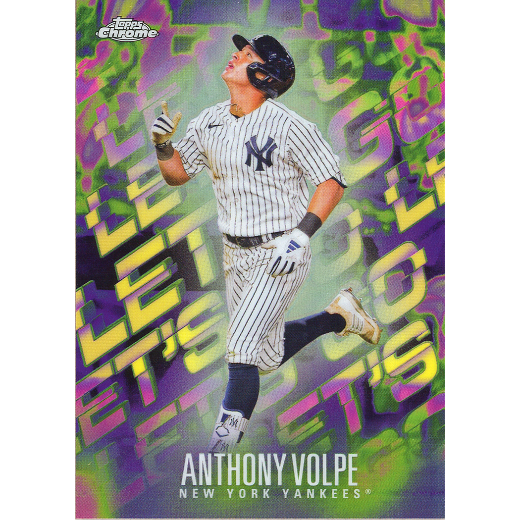 2024 Topps Finest Anthony Volpe Let's Go (SP)