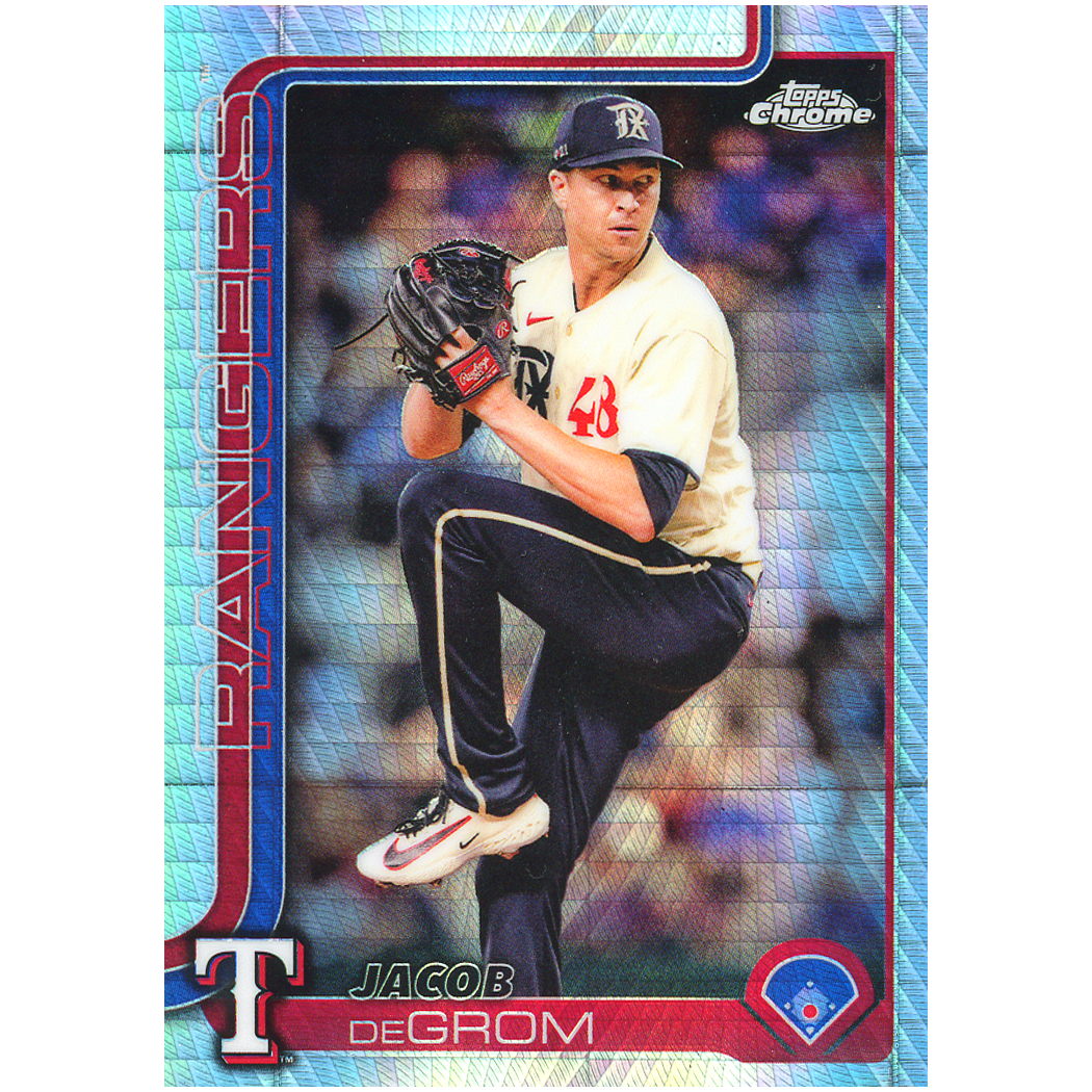 2025 Topps Chrome Jacob DeGrom (Prism)