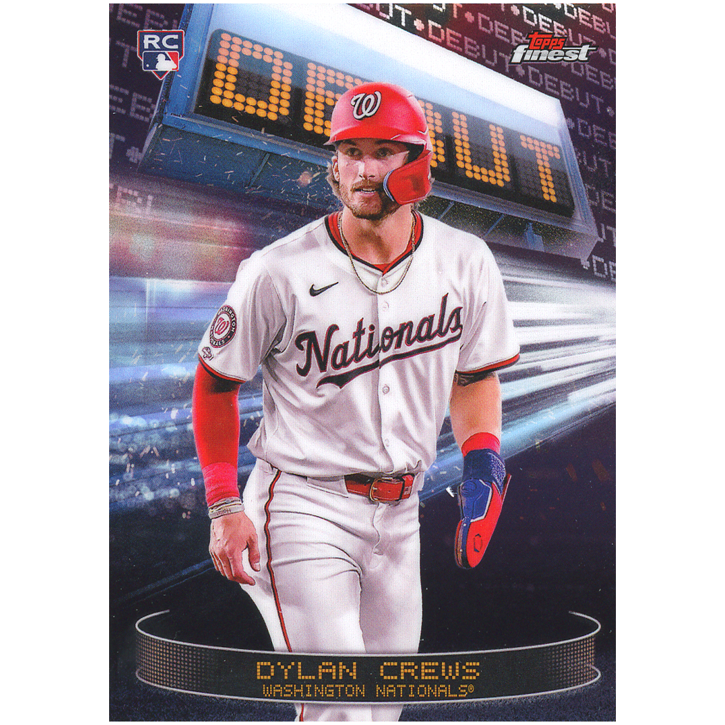 2025 Topps Finest Dylan Crews Debut RC