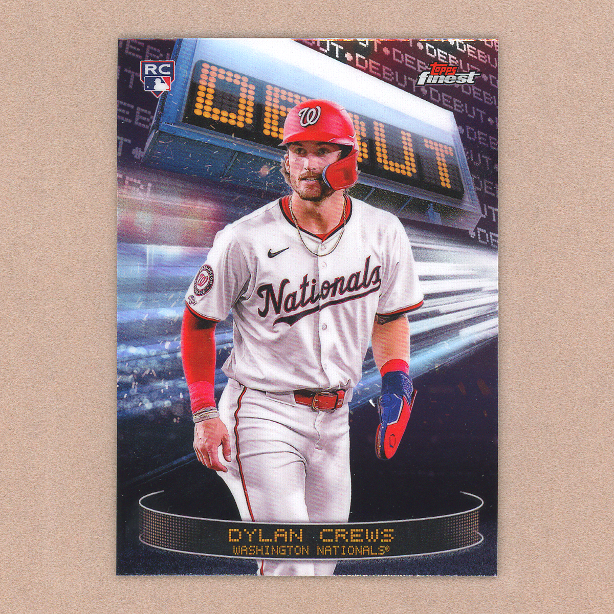 2025 Topps Finest Dylan Crews Debut RC