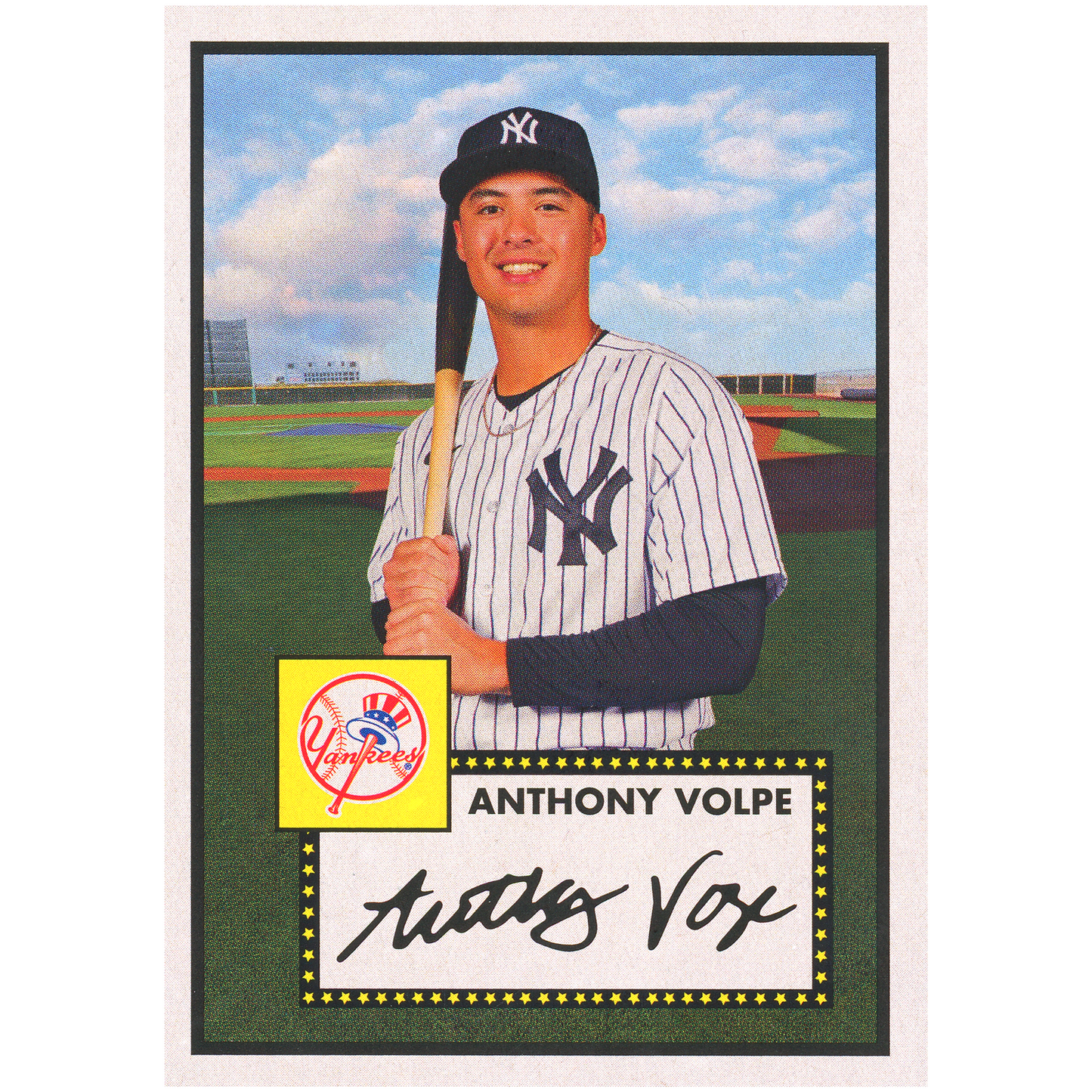 2025 Topps Heritage Anthony Volpe Heritage 25th Anniversary